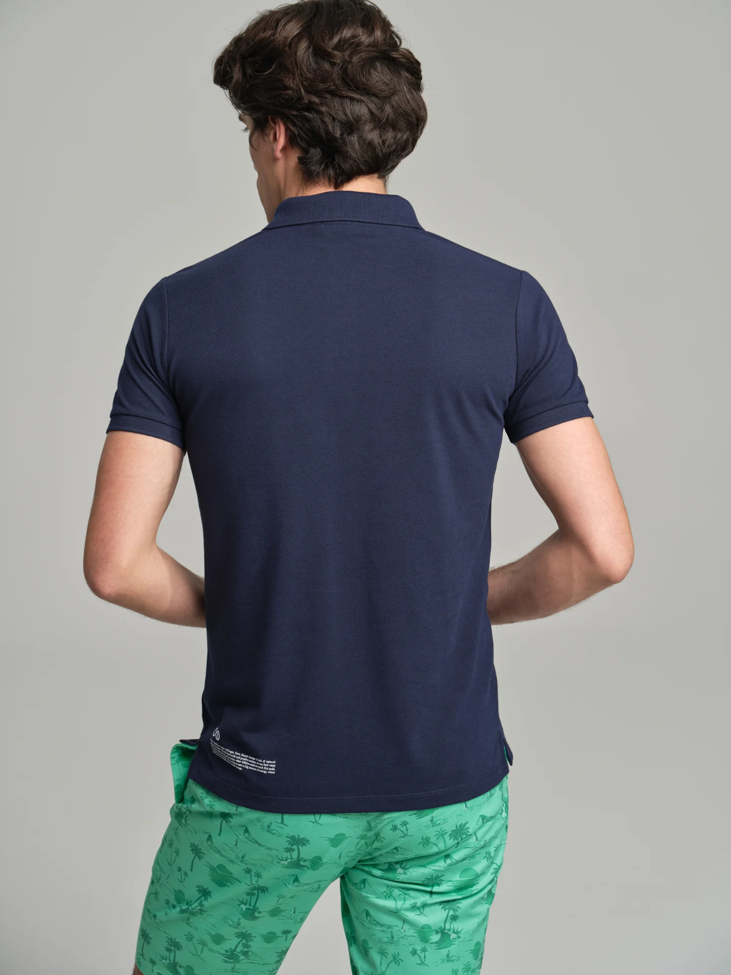 89 Edition Capsule Collection K-Easy contrasts piquet polo shirt - Image 10