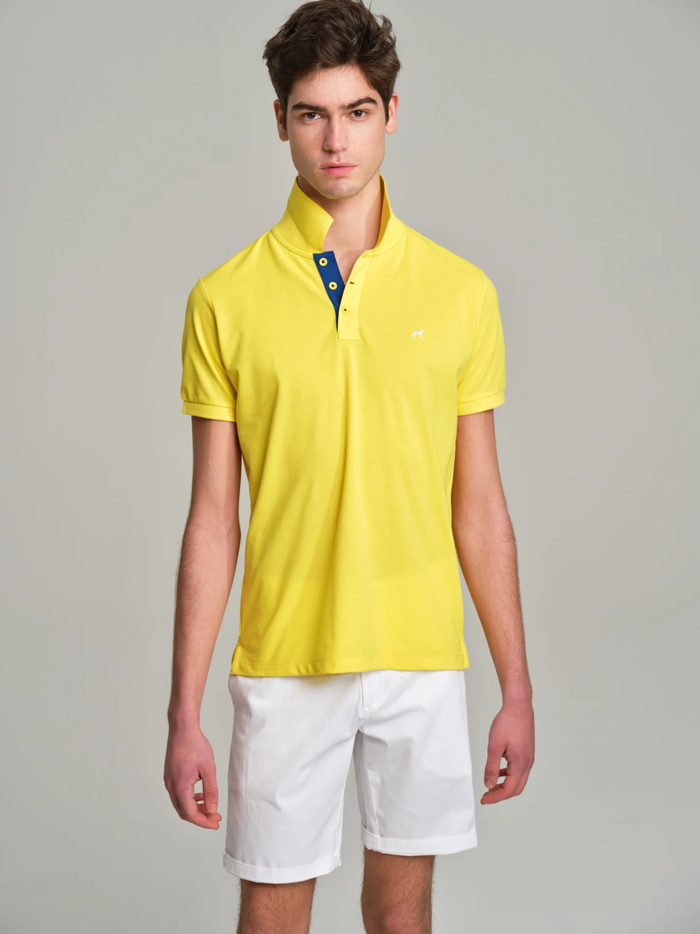 89 Edition Capsule Collection K-Easy contrasts piquet polo shirt - Image 12