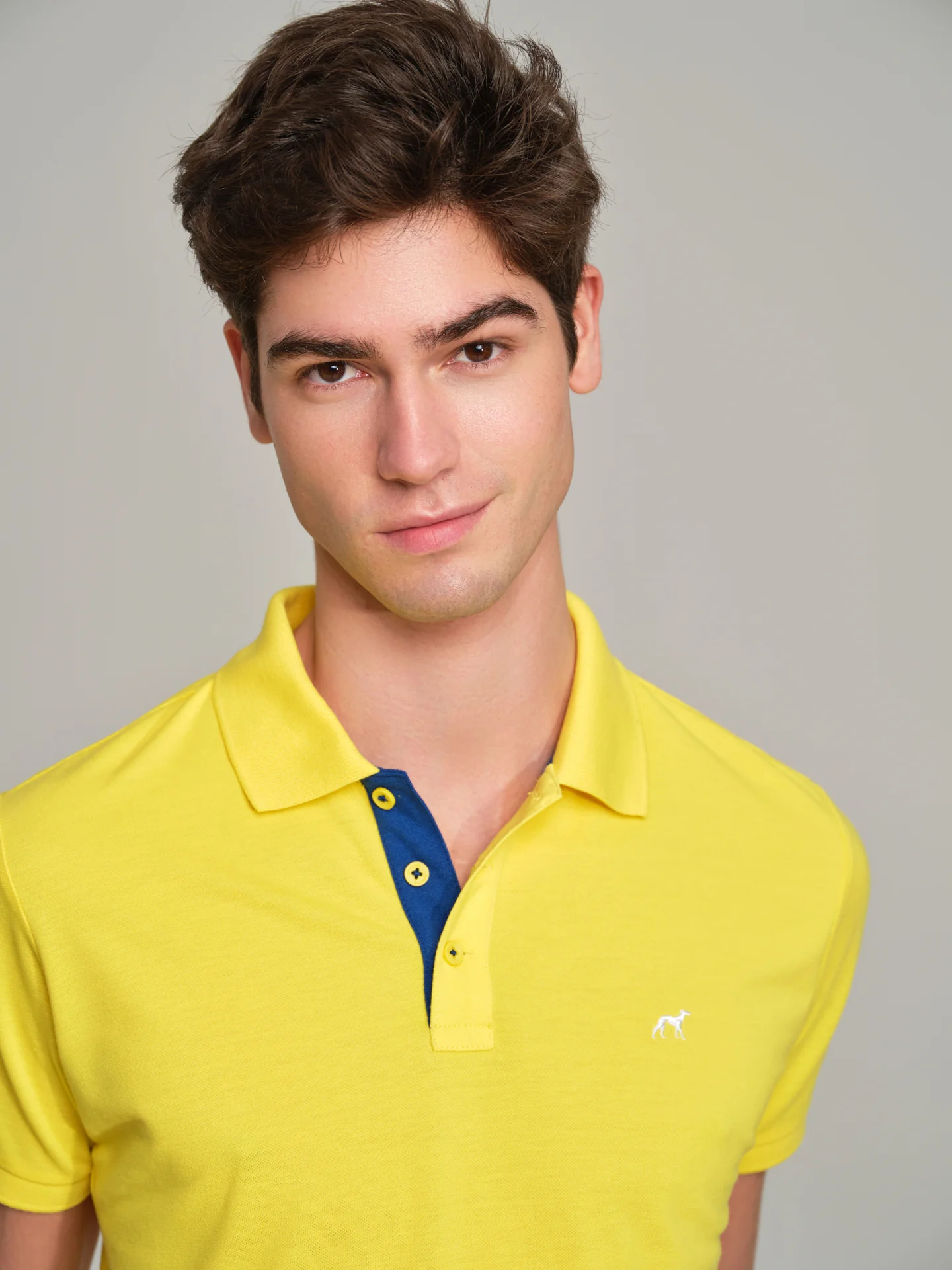 89 Edition Capsule Collection K-Easy contrasts piquet polo shirt - Image 15