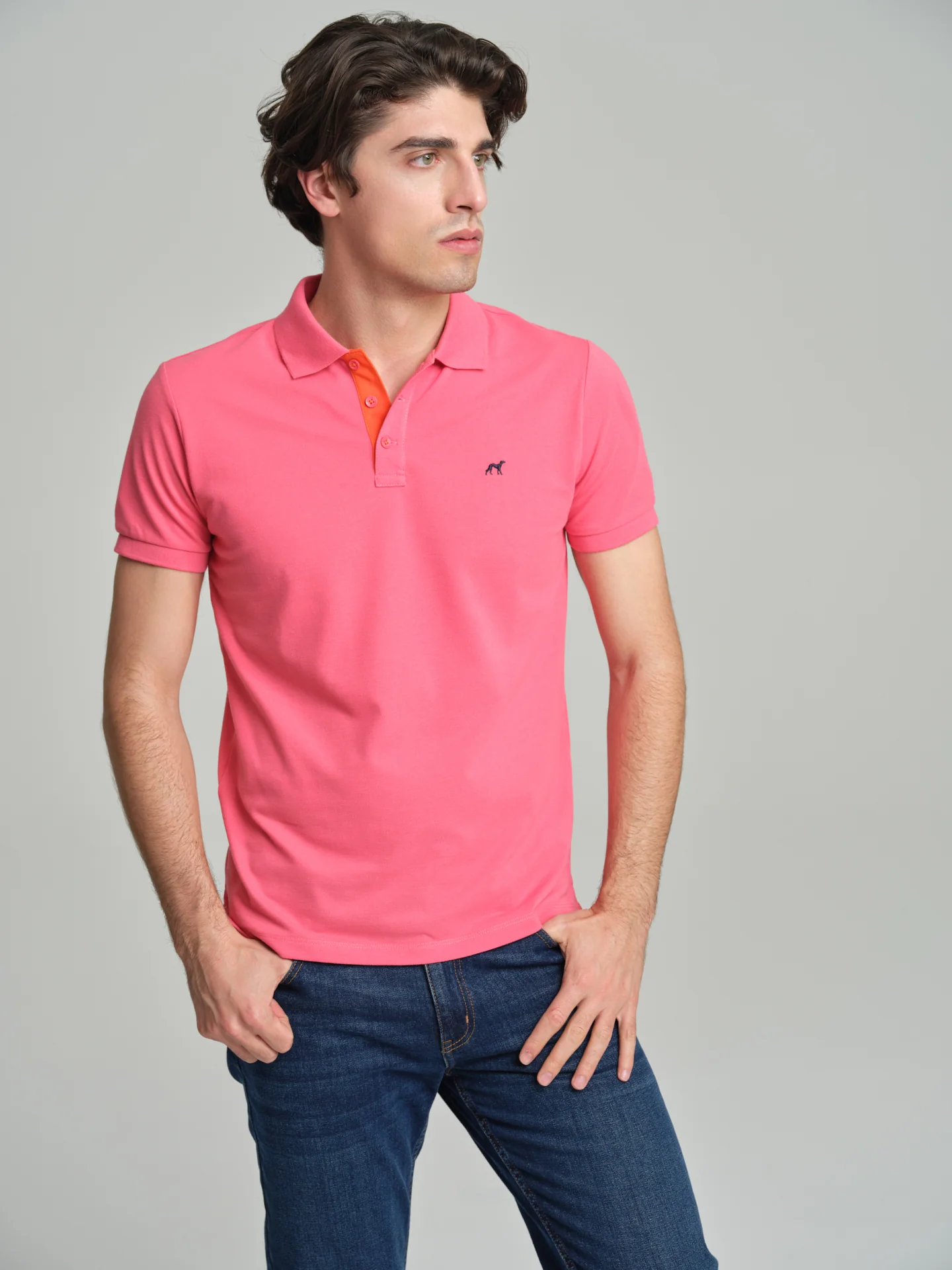 89 Edition Capsule Collection K-Easy contrasts piquet polo shirt - Image 19