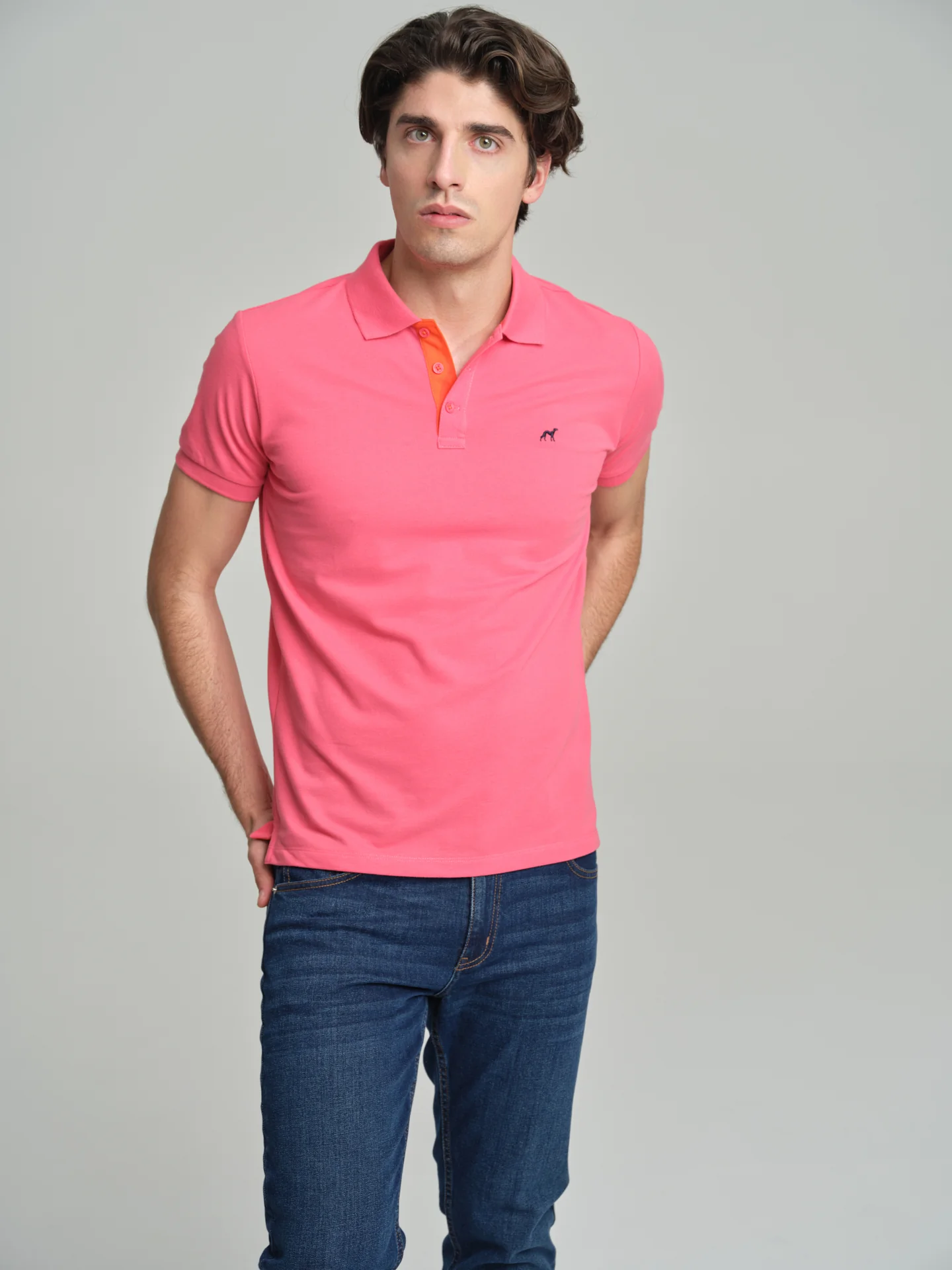 89 Edition Capsule Collection K-Easy contrasts piquet polo shirt - Image 20