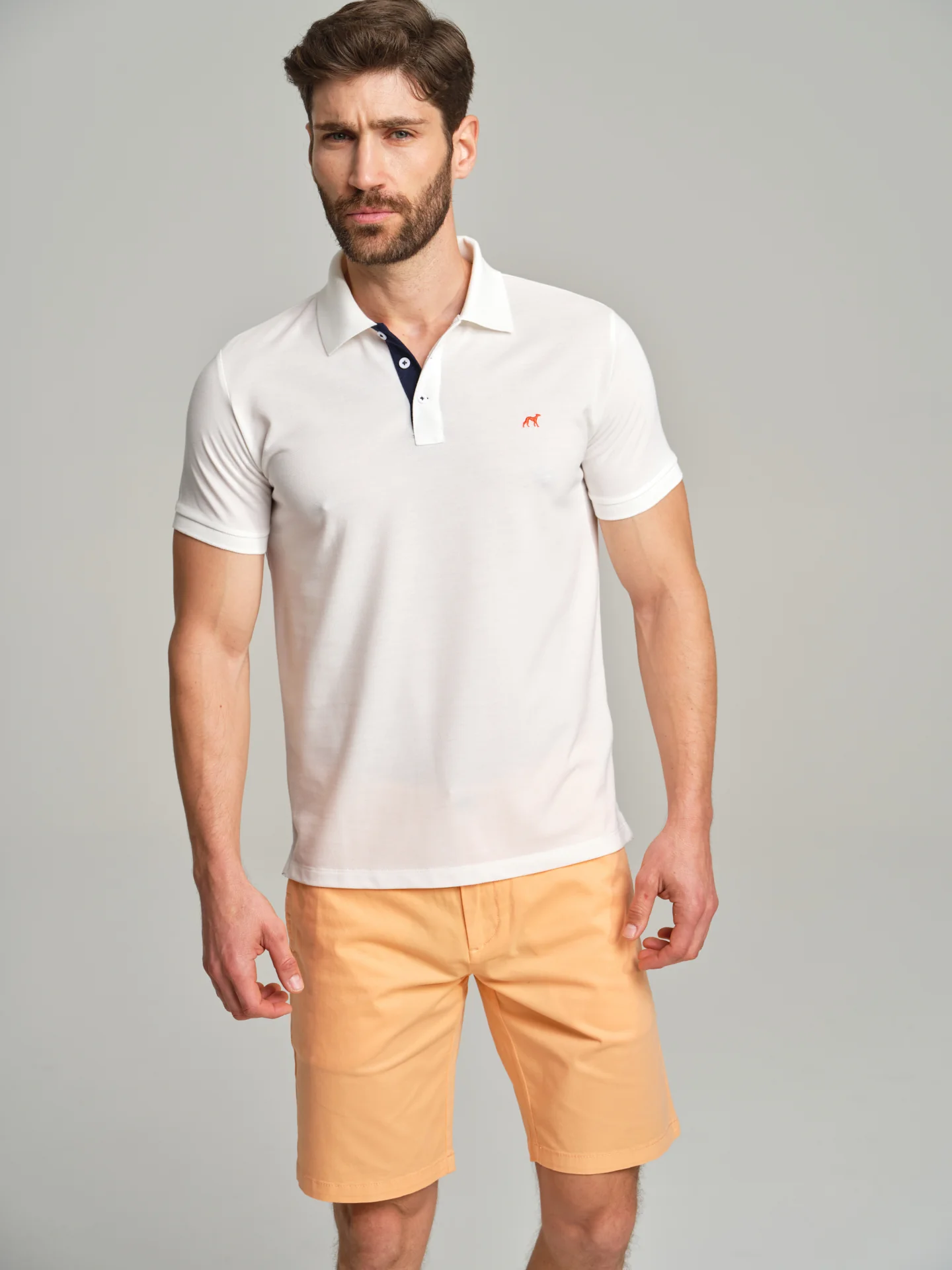 89 Edition Capsule Collection K-Easy contrasts piquet polo shirt - Image 24