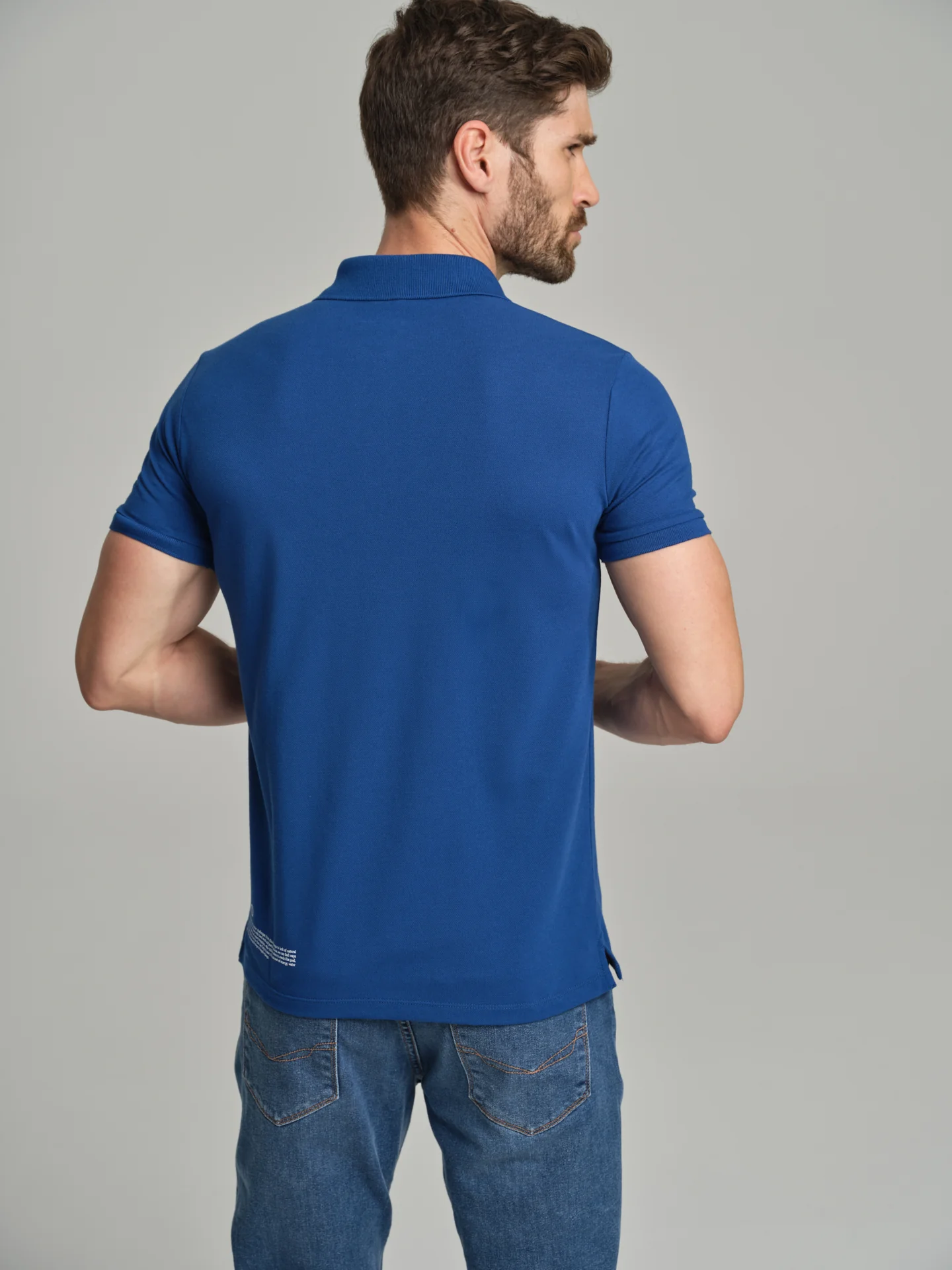 89 Edition Capsule Collection K-Easy contrasts piquet polo shirt - Image 3