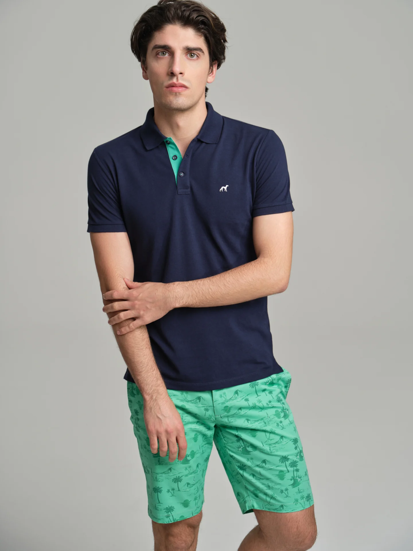 89 Edition Capsule Collection K-Easy contrasts piquet polo shirt - Image 7