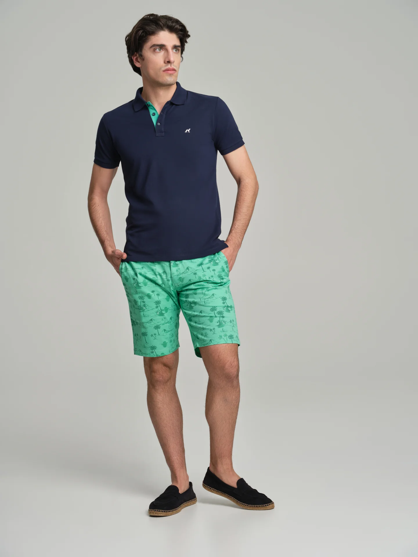 89 Edition Capsule Collection K-Easy contrasts piquet polo shirt - Image 8