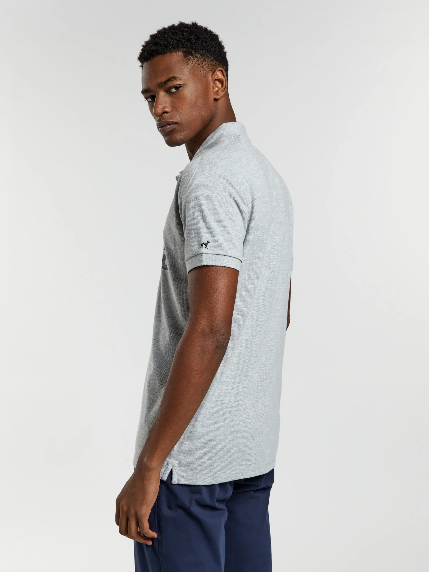 89 edition slim fit branding piqué polo shirt - Image 12