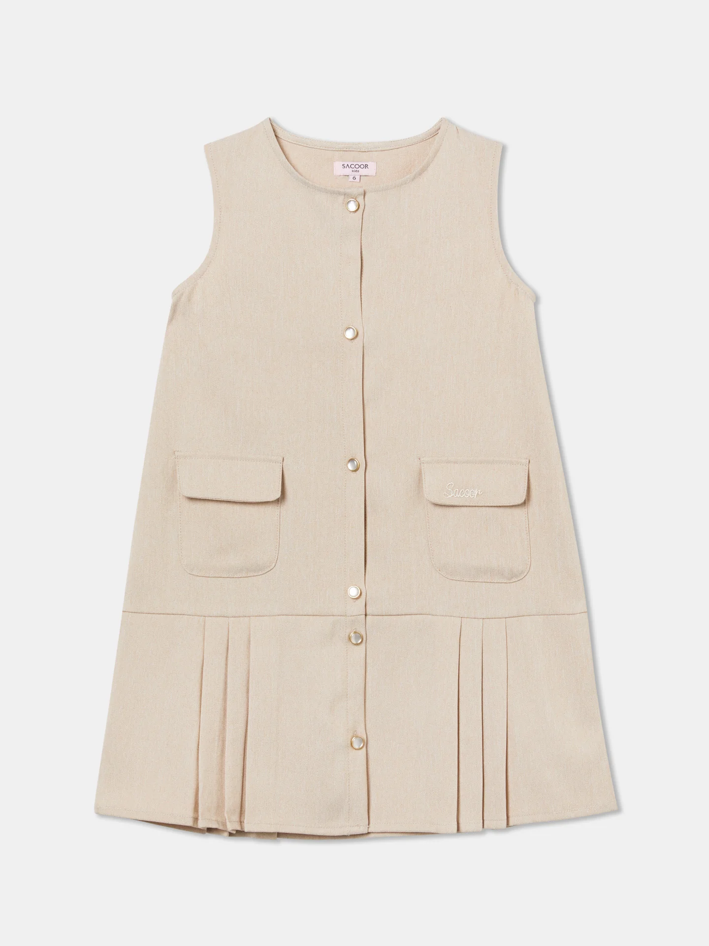 A-line Pleated Dress