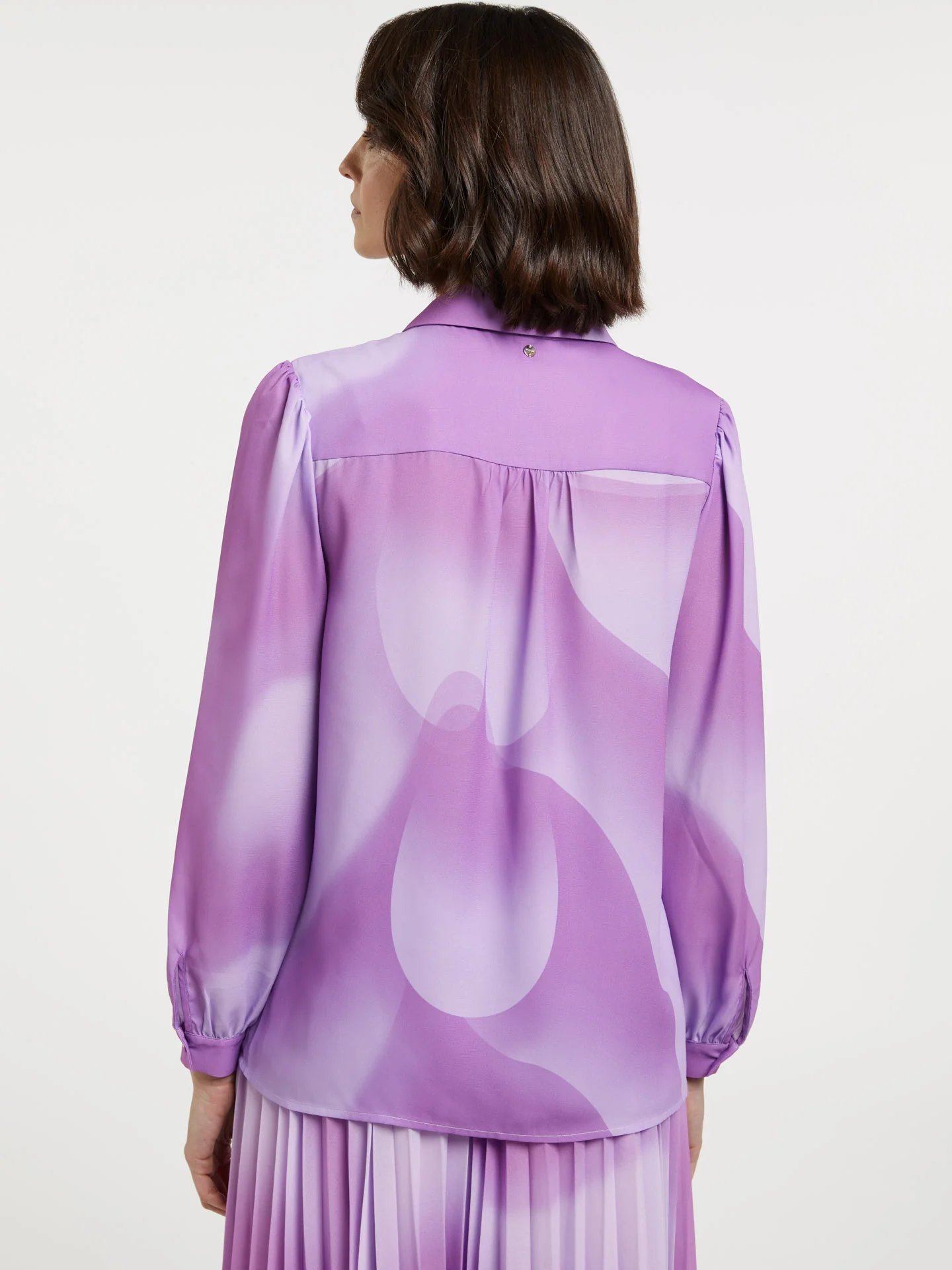 Abstract Print Blouse - Image 3