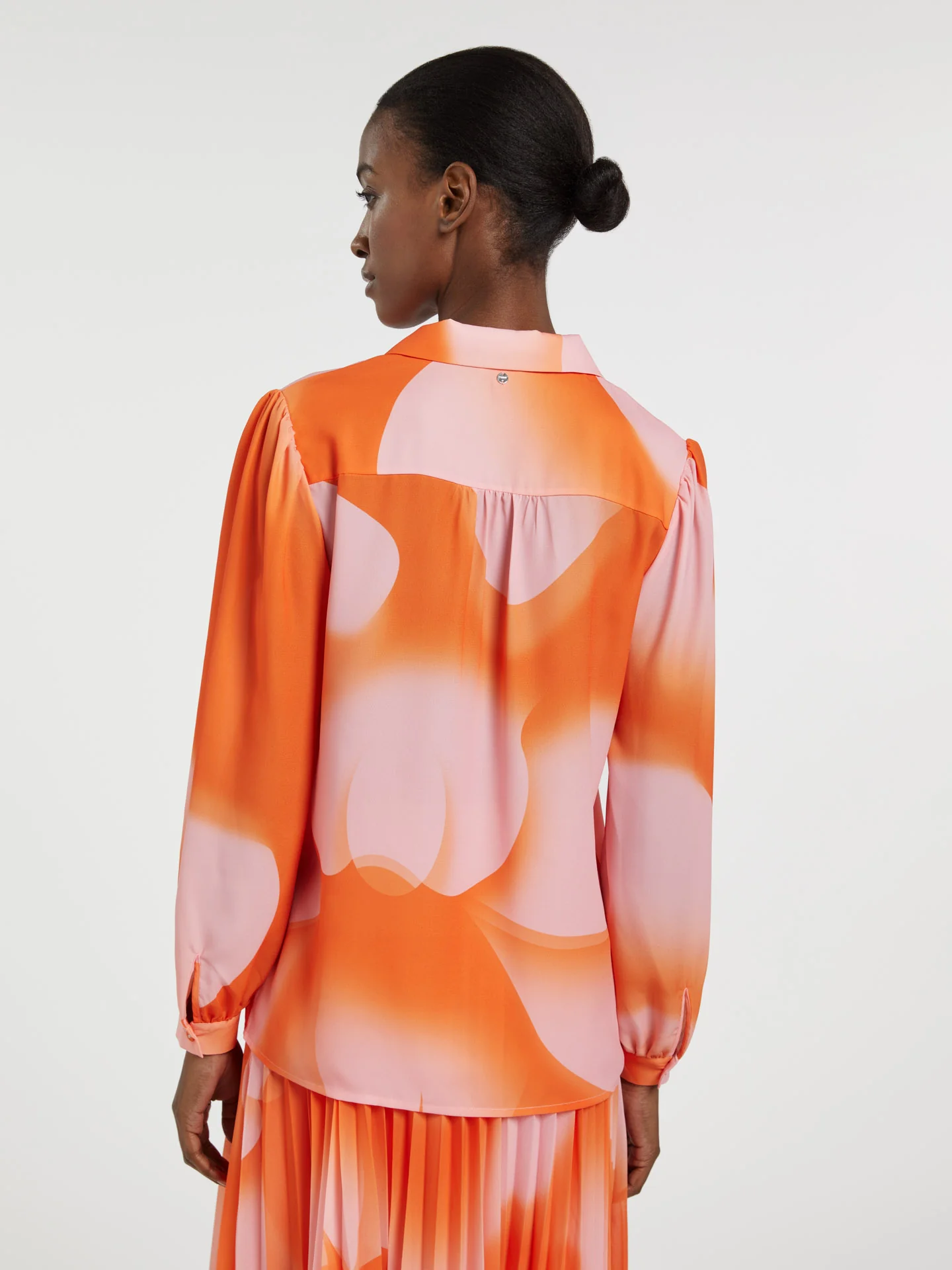 Abstract Print Blouse - Image 5