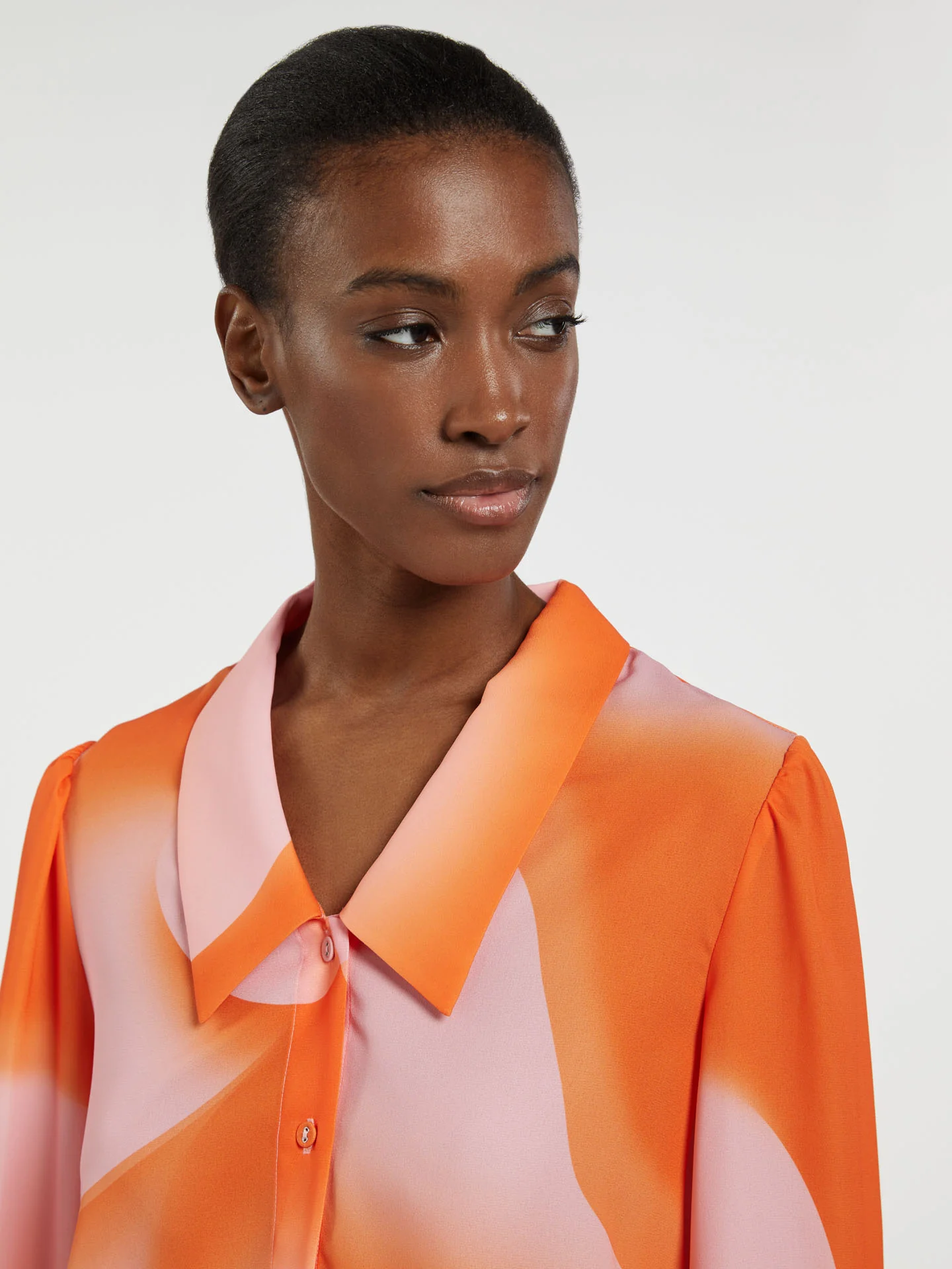 Abstract Print Blouse - Image 6