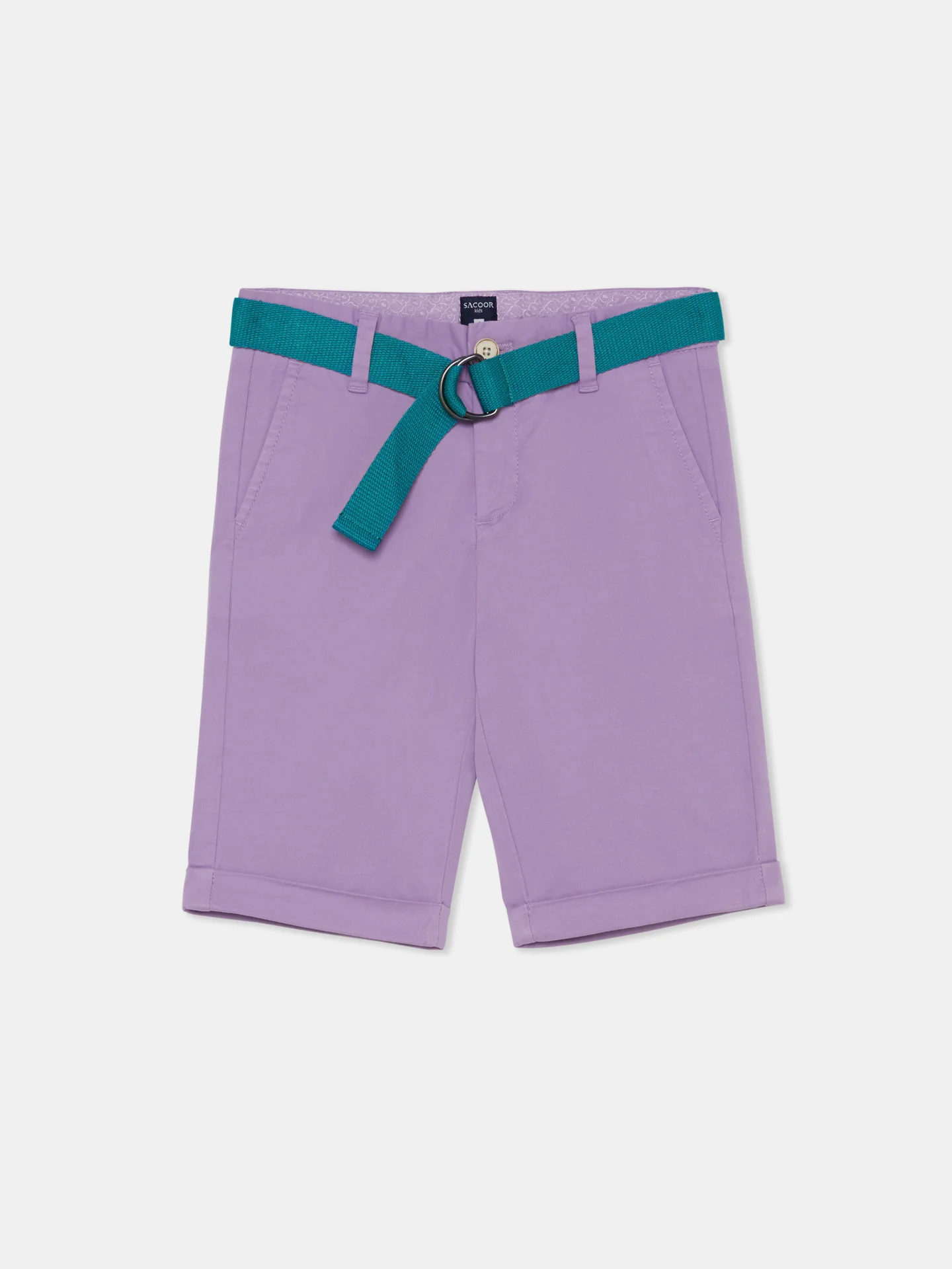 Basic Bermuda Shorts With Belt - Image 10