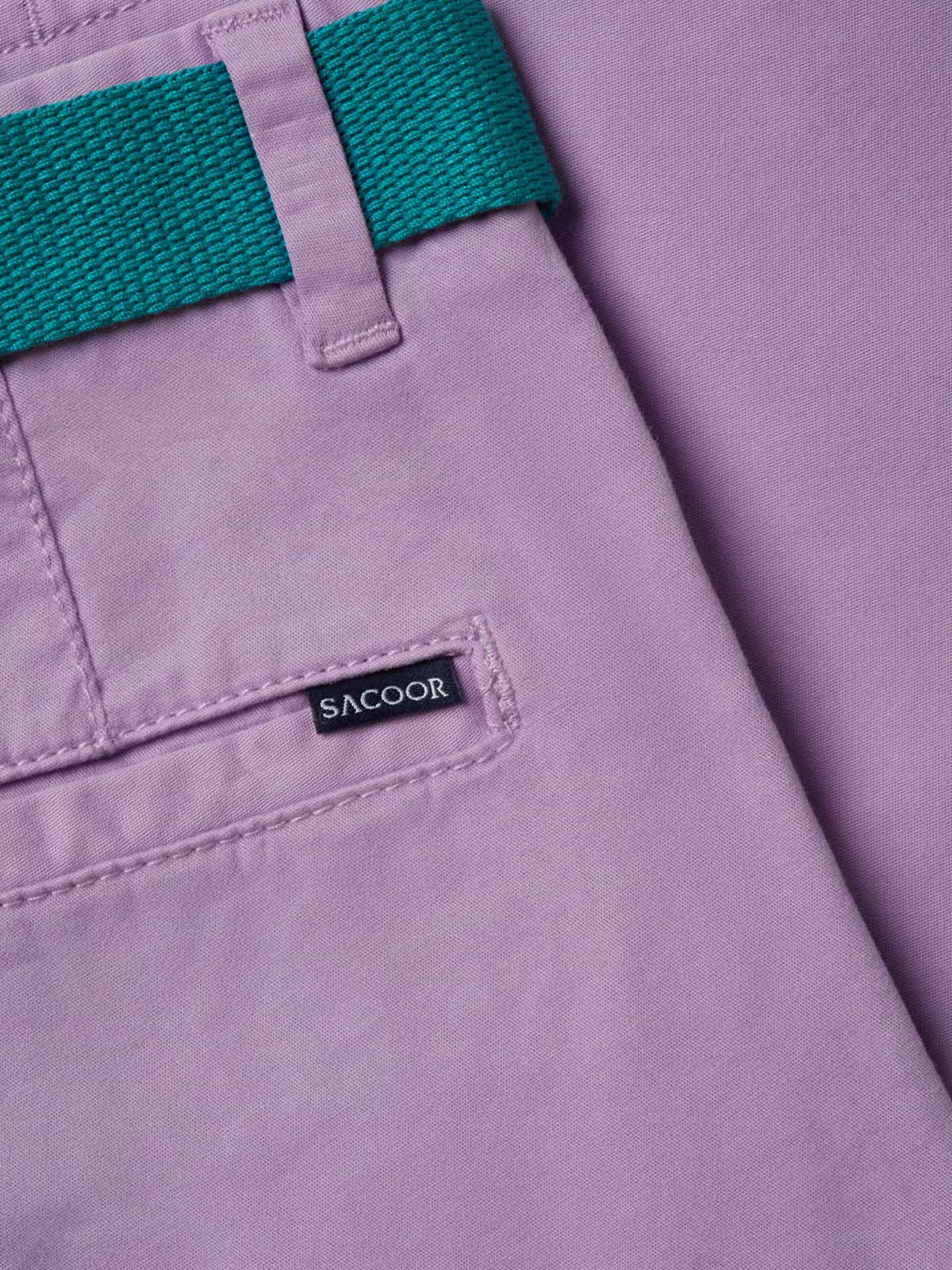 Basic Bermuda Shorts With Belt - Image 12