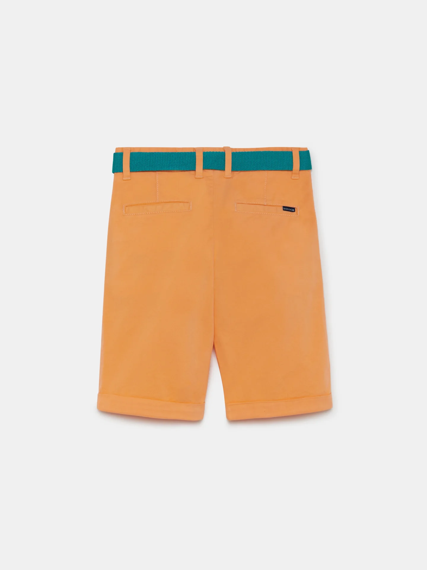 Basic Bermuda Shorts With Belt - Image 14