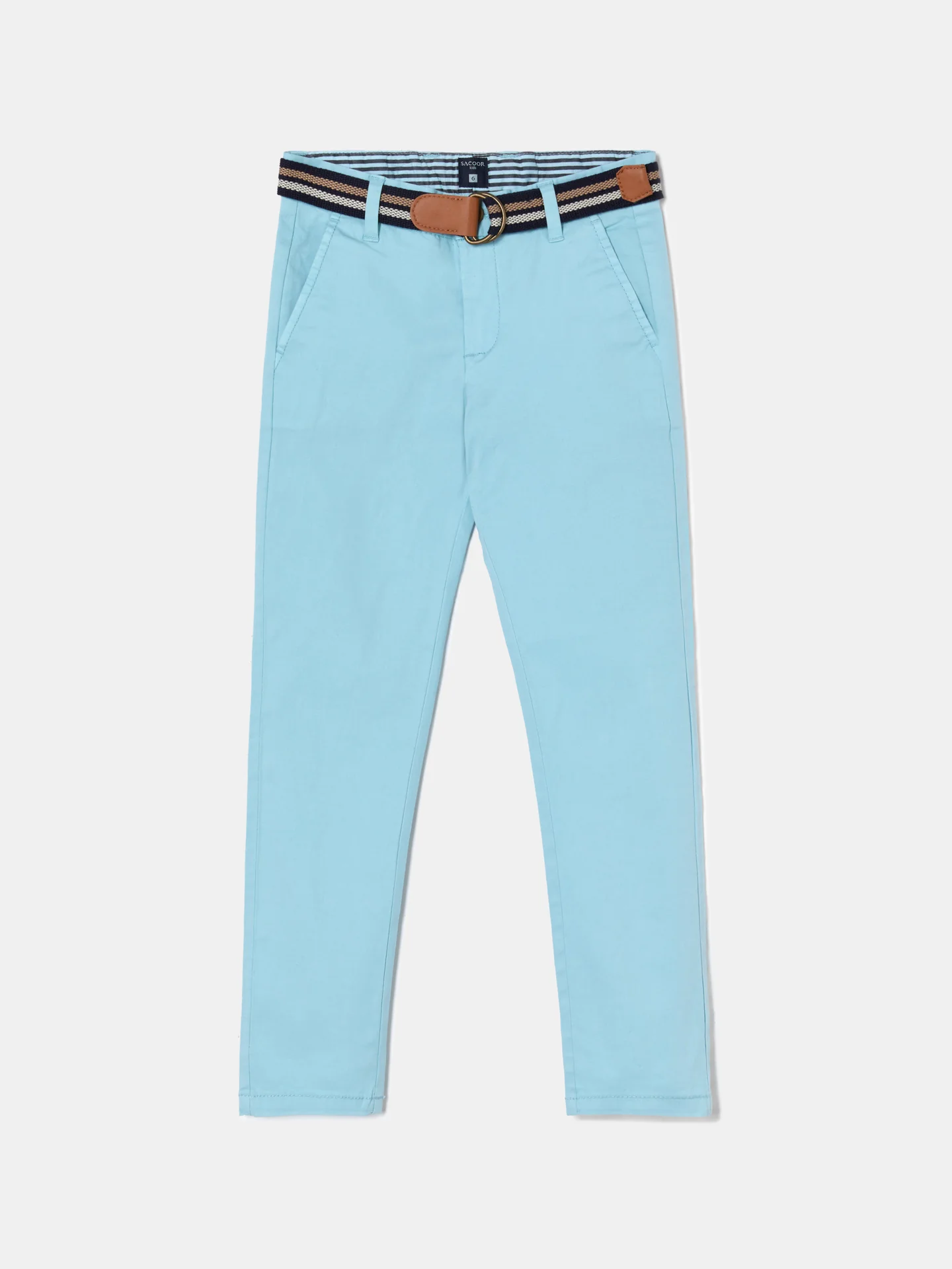 Basic Chino Trousers with Belt - Image 11