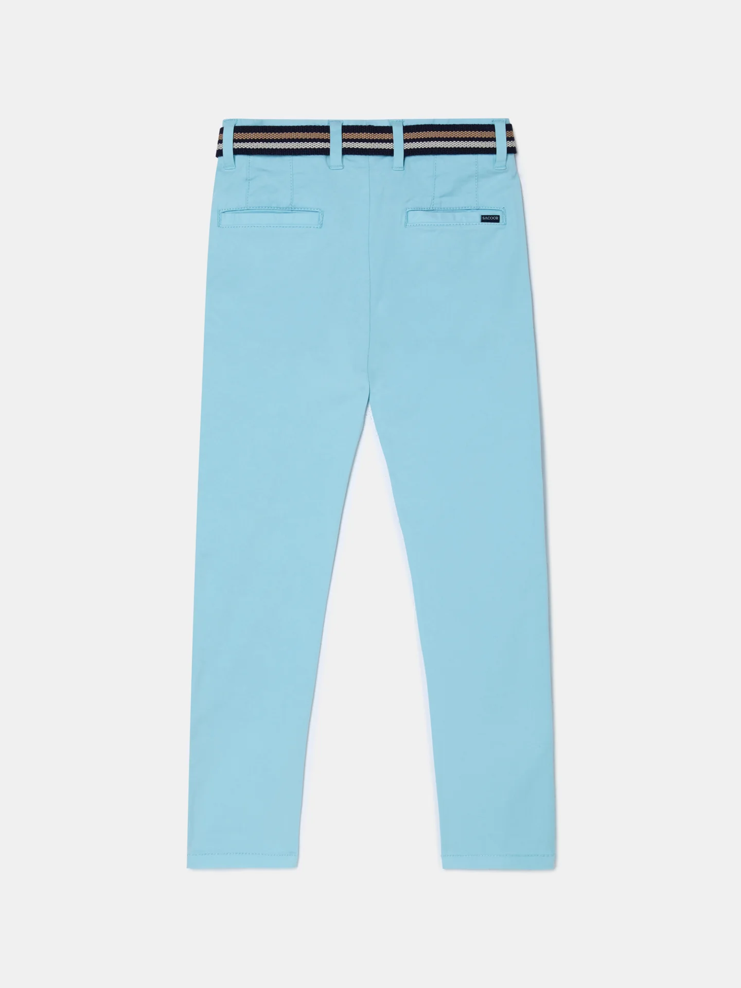 Basic Chino Trousers with Belt - Image 12
