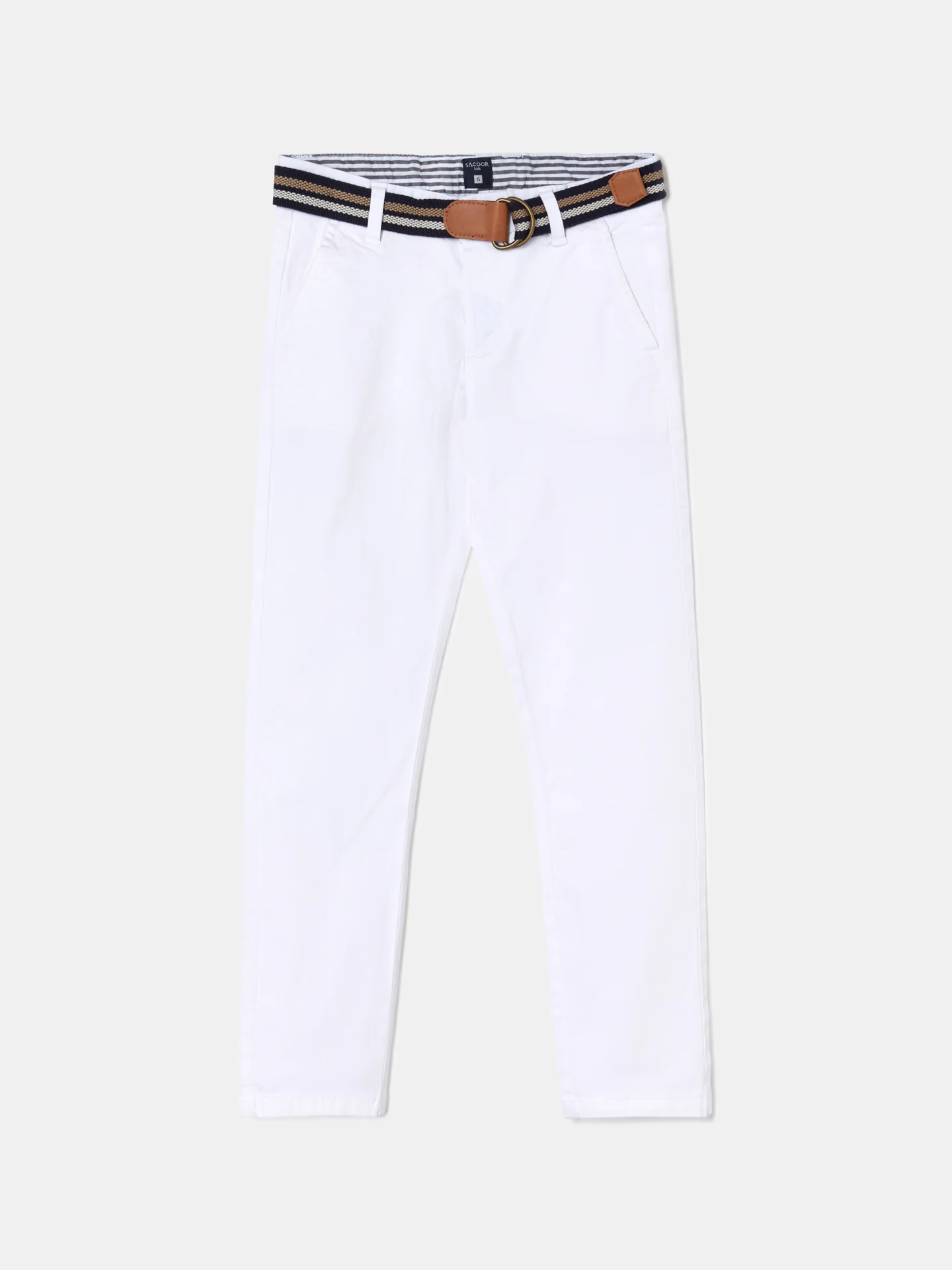 Basic Chino Trousers with Belt - Image 13