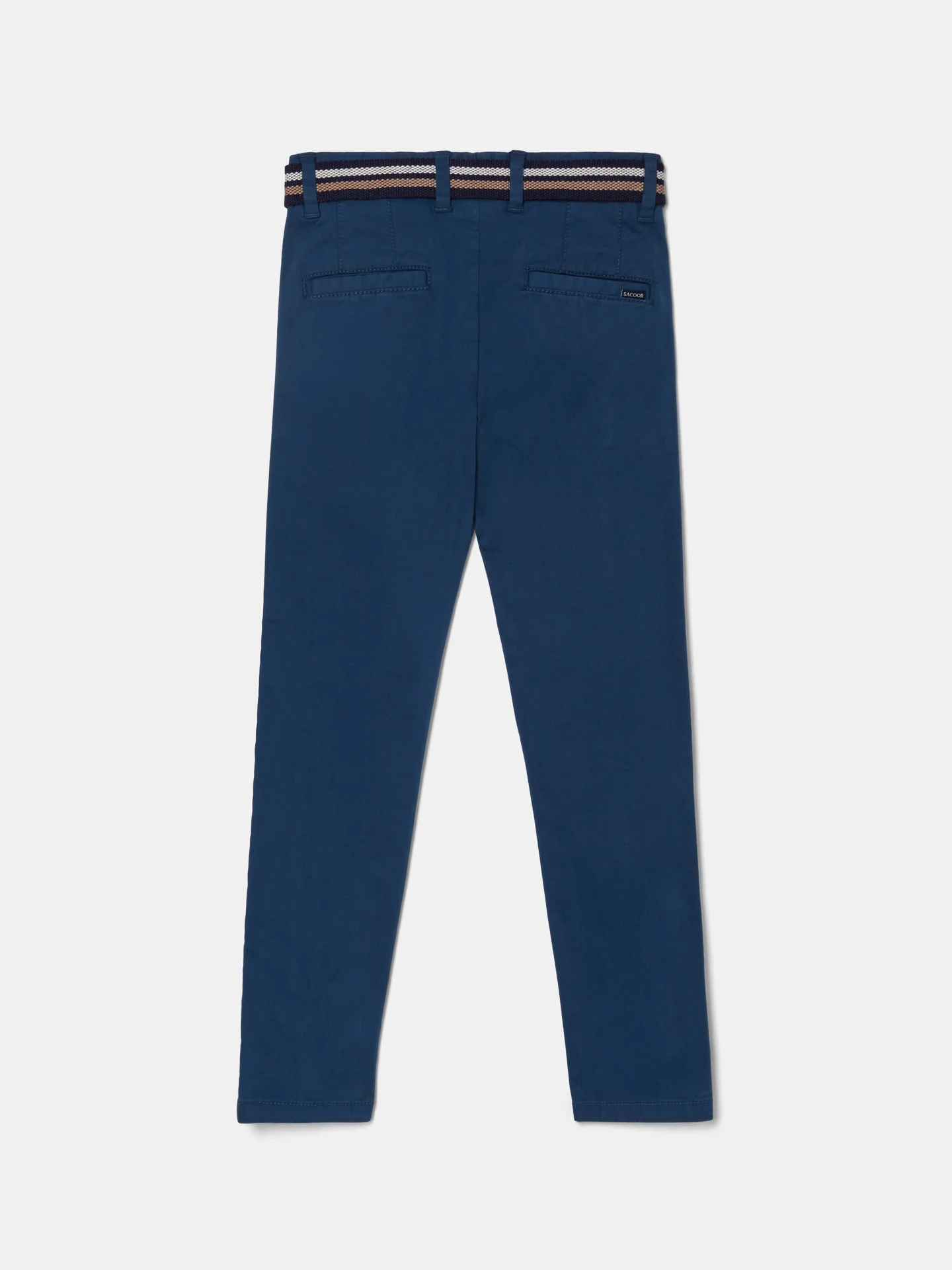Basic Chino Trousers with Belt - Image 6