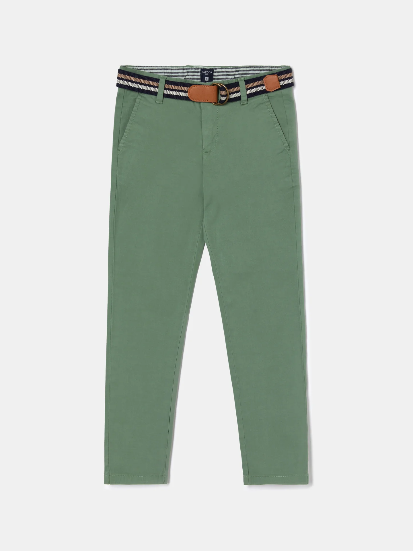 Basic Chino Trousers with Belt - Image 7
