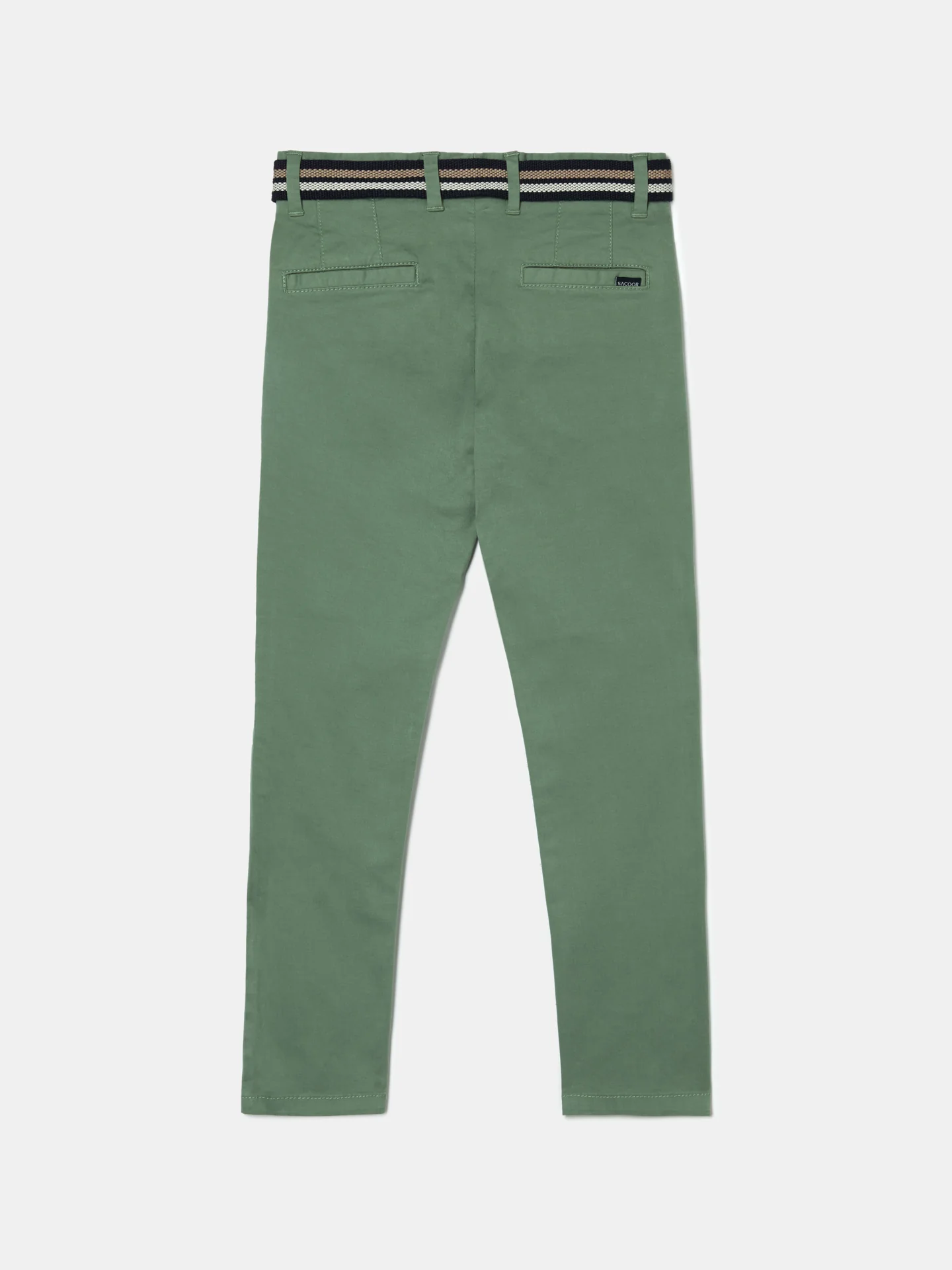 Basic Chino Trousers with Belt - Image 8