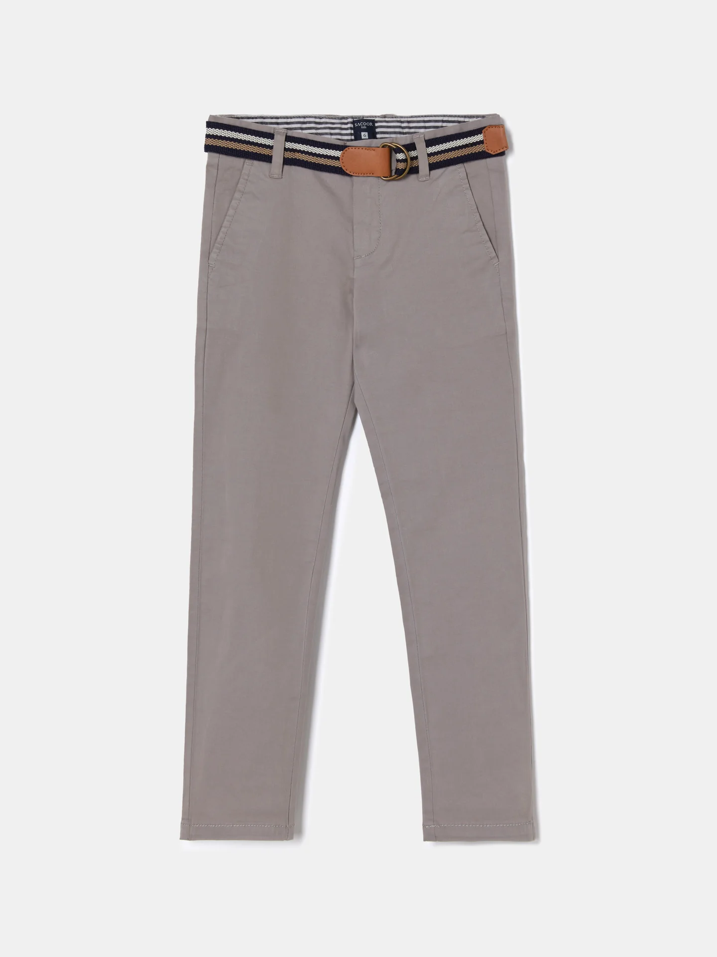 Basic Chino Trousers with Belt - Image 9