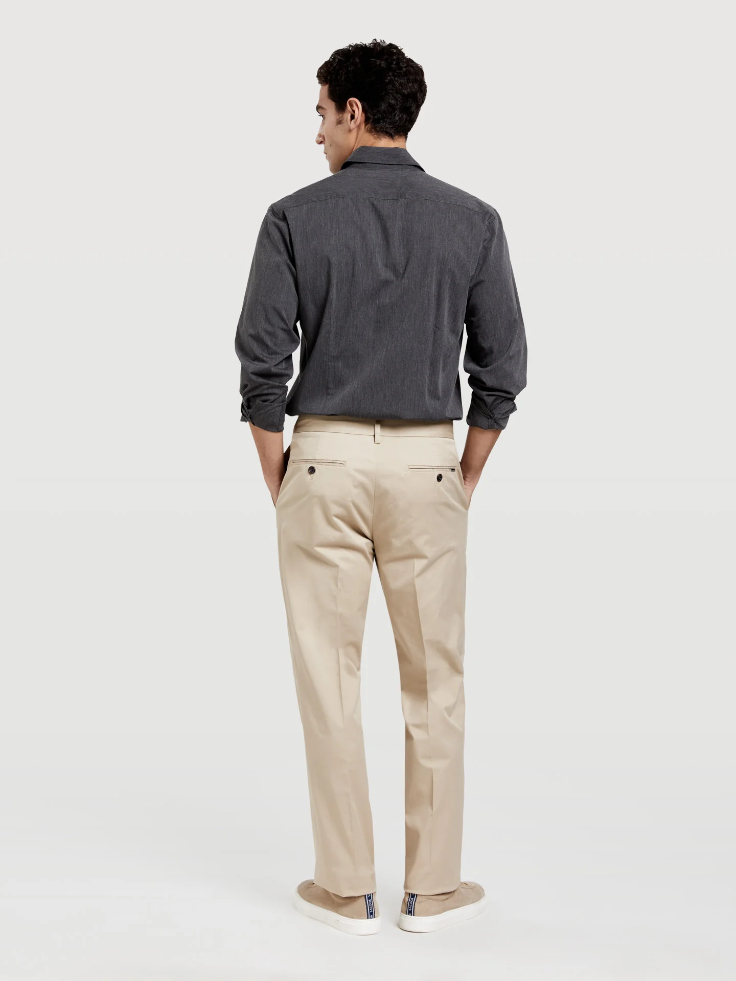 Basic Comfort Cotton regular fit Chino Trouser - Image 12