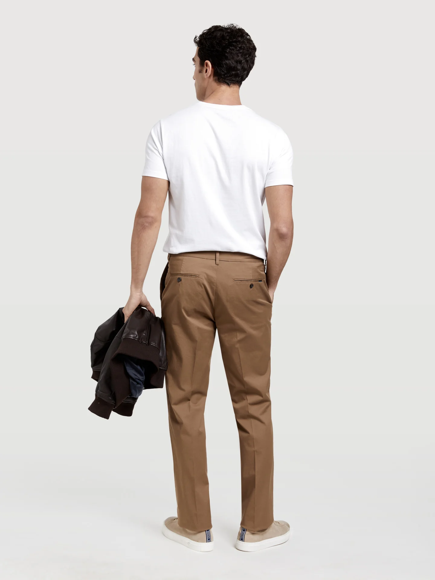 Basic Comfort Cotton regular fit Chino Trouser - Image 2