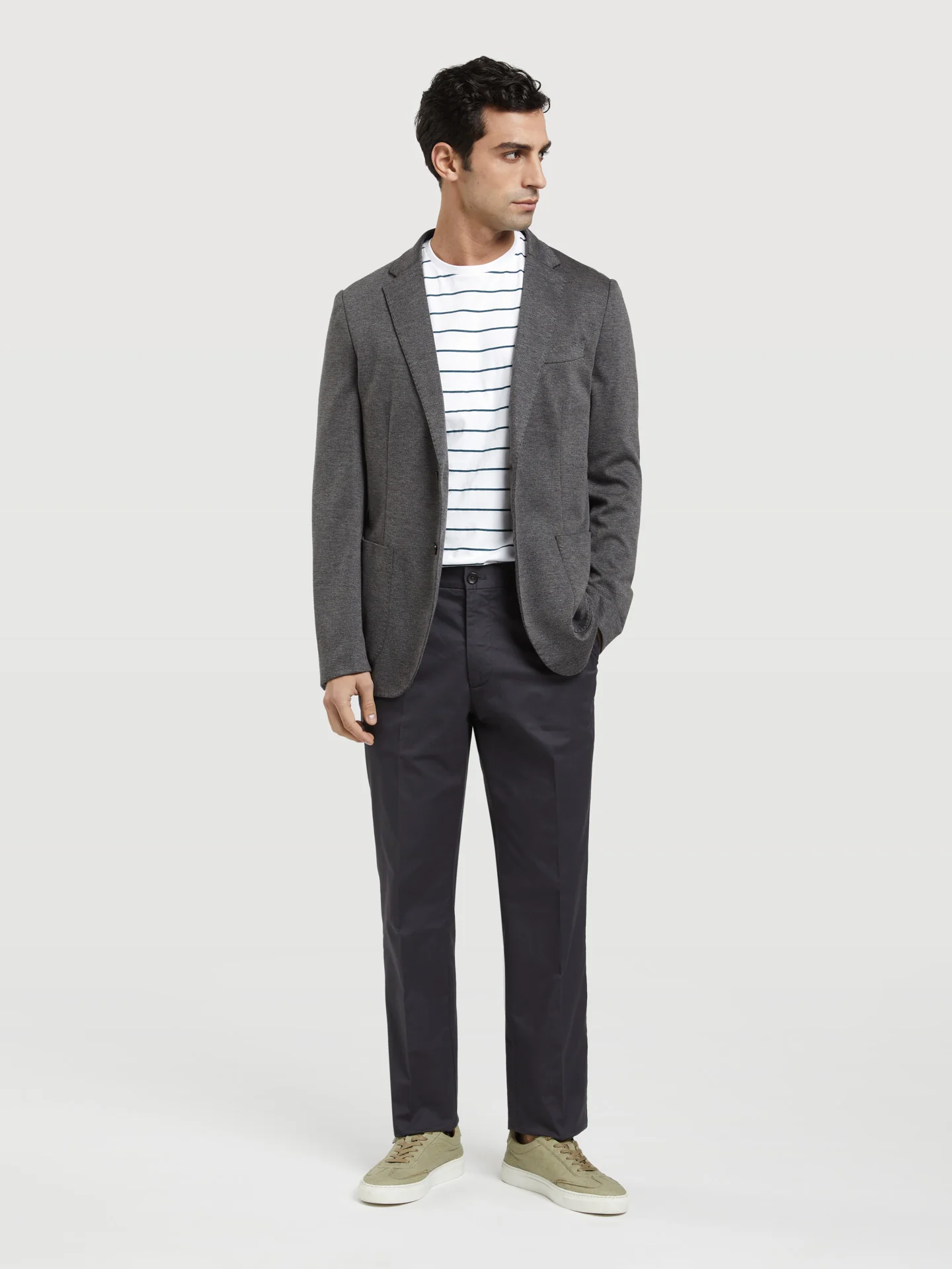 Basic Comfort Cotton regular fit Chino Trouser - Image 7