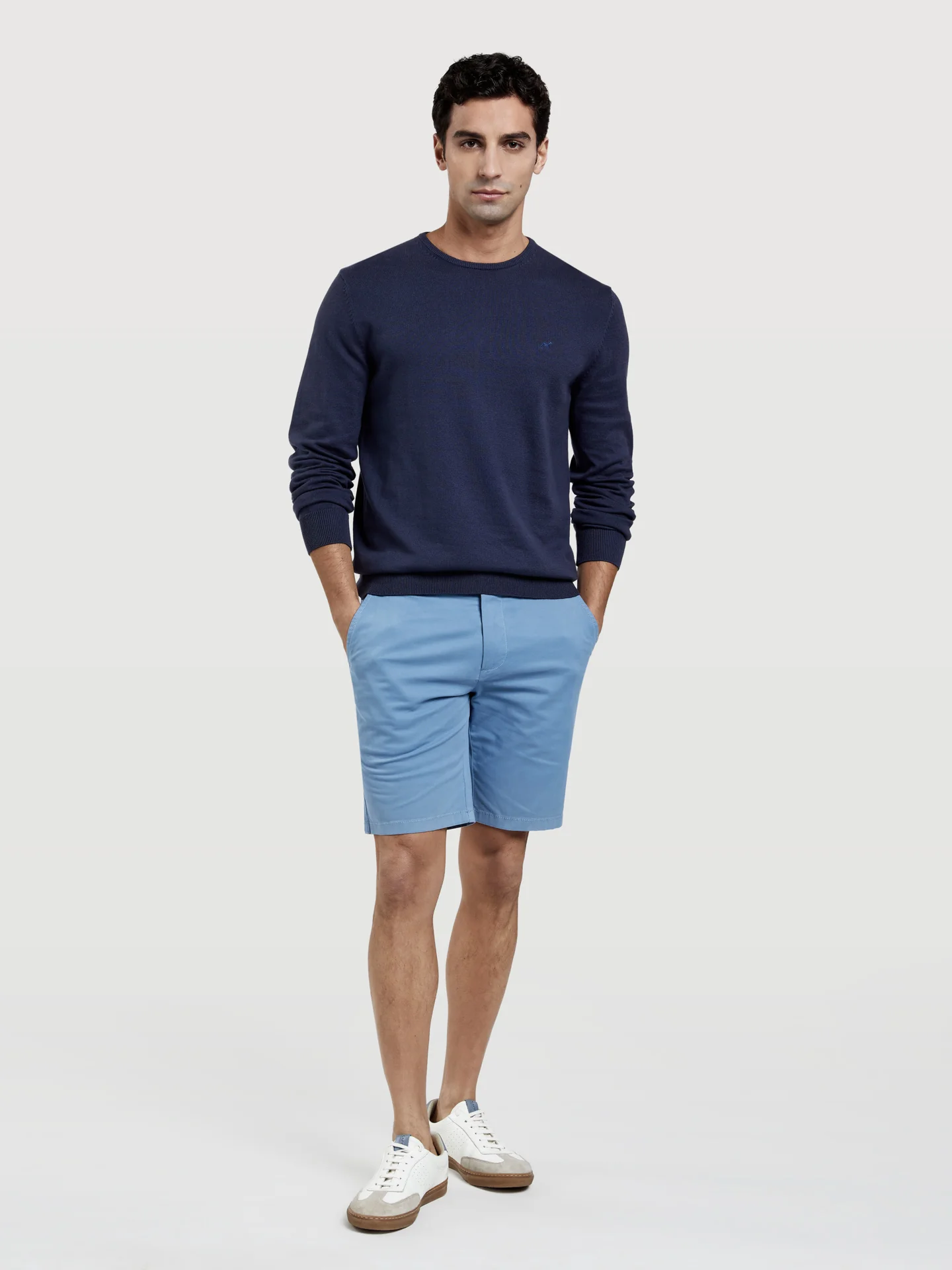 Basic Comfort Slim Fit Bermuda in Garment Dye - Image 11