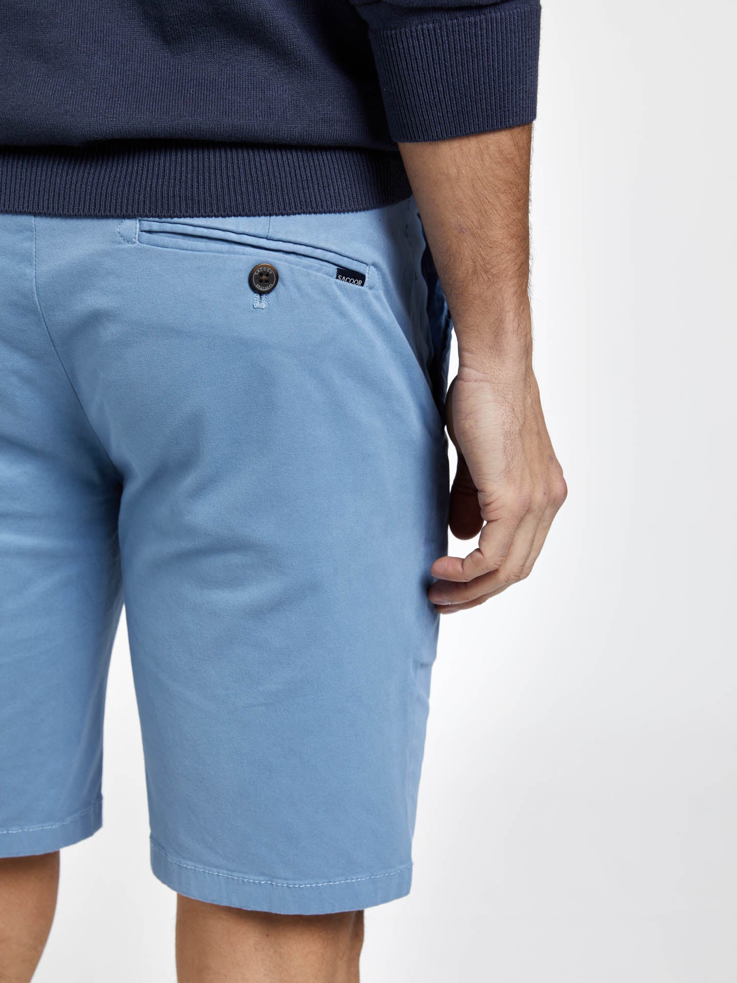 Basic Comfort Slim Fit Bermuda in Garment Dye - Image 12