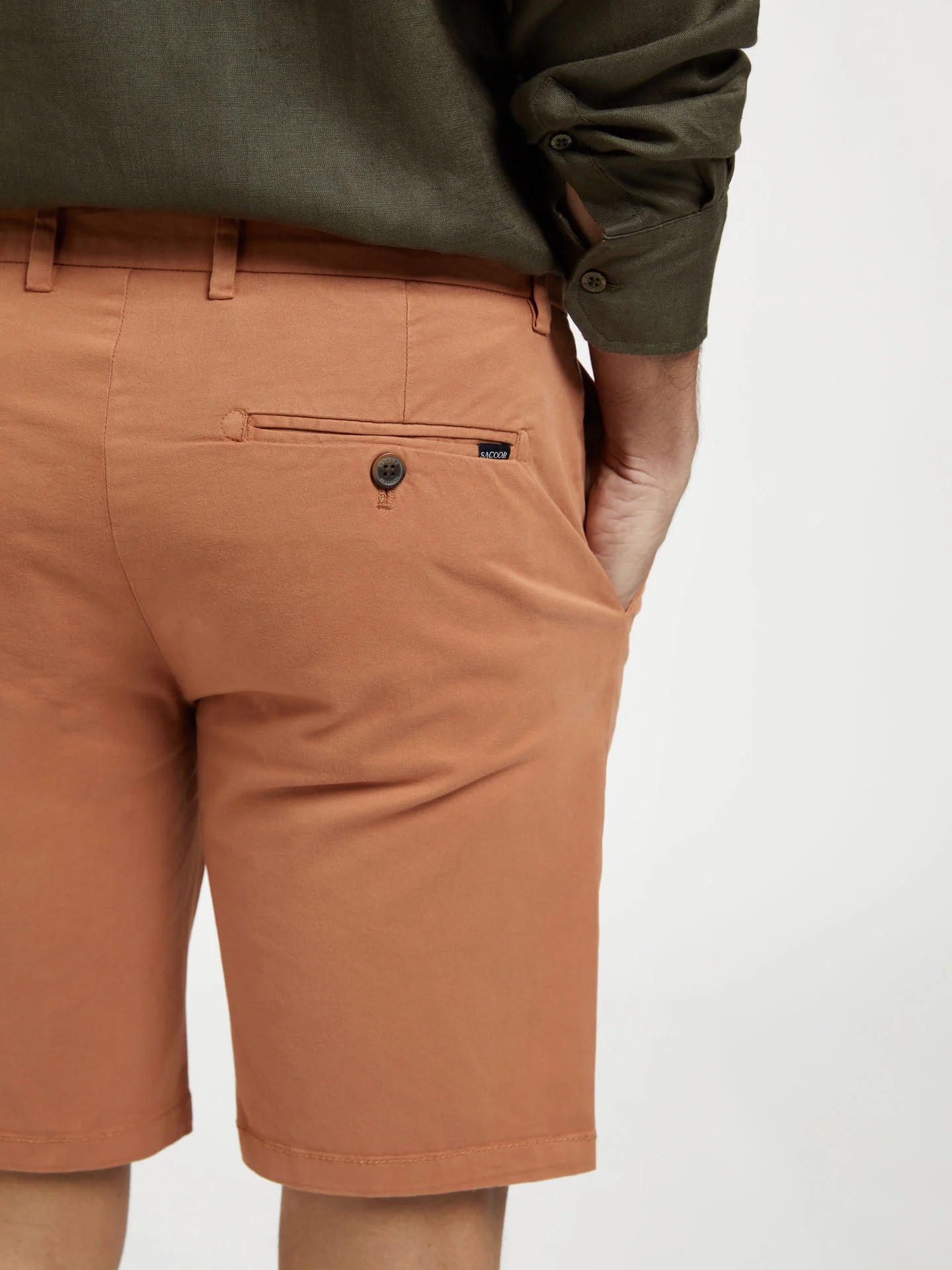 Basic Comfort Slim Fit Bermuda in Garment Dye - Image 19
