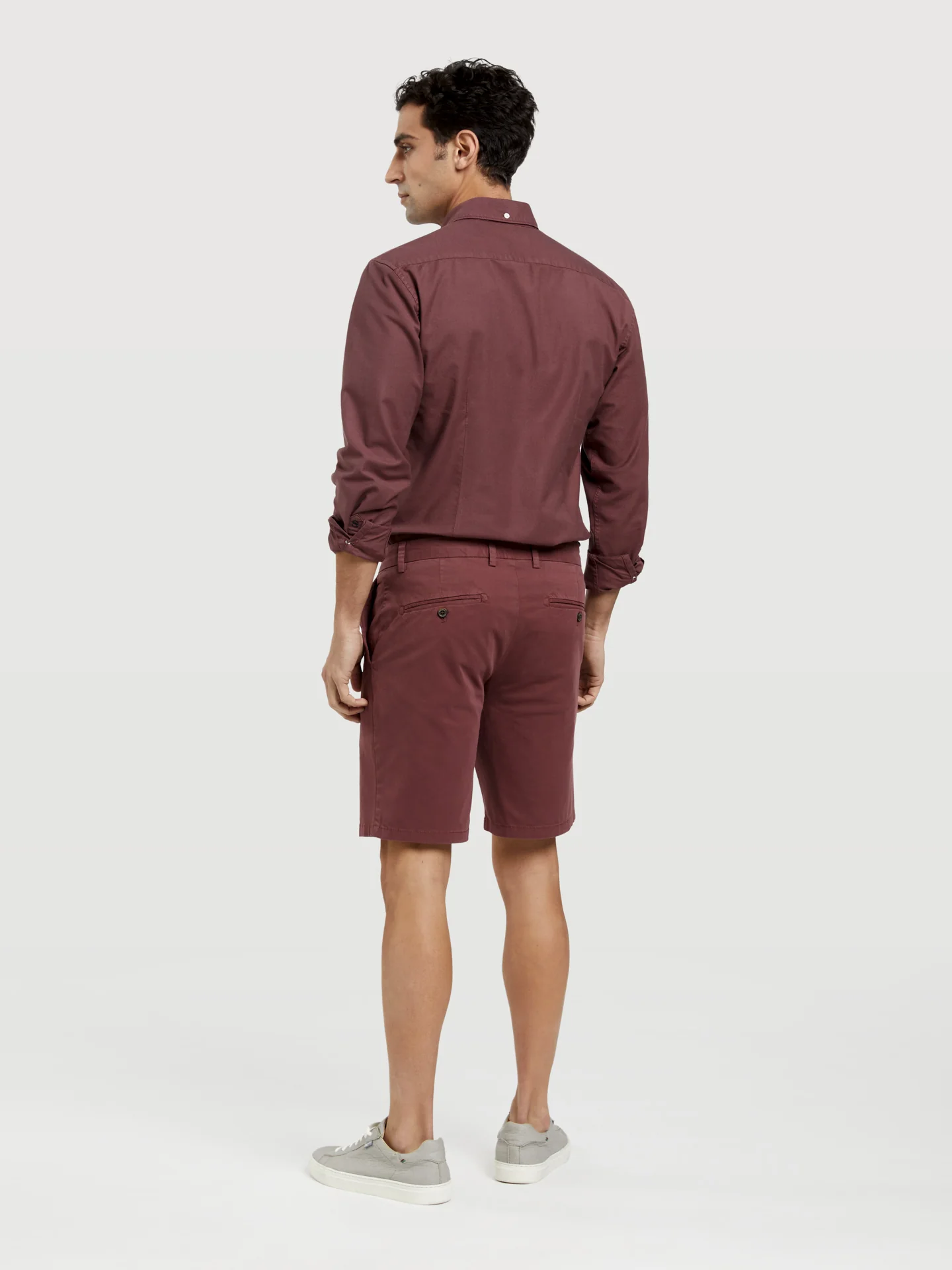 Basic Comfort Slim Fit Bermuda in Garment Dye - Image 2