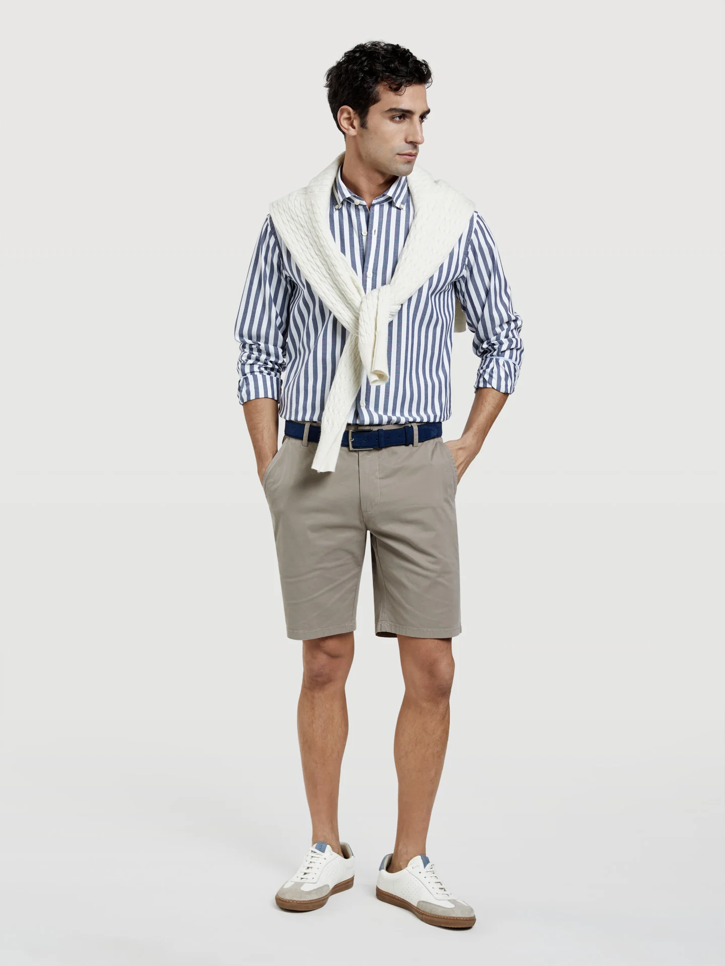 Basic Comfort Slim Fit Bermuda in Garment Dye - Image 20