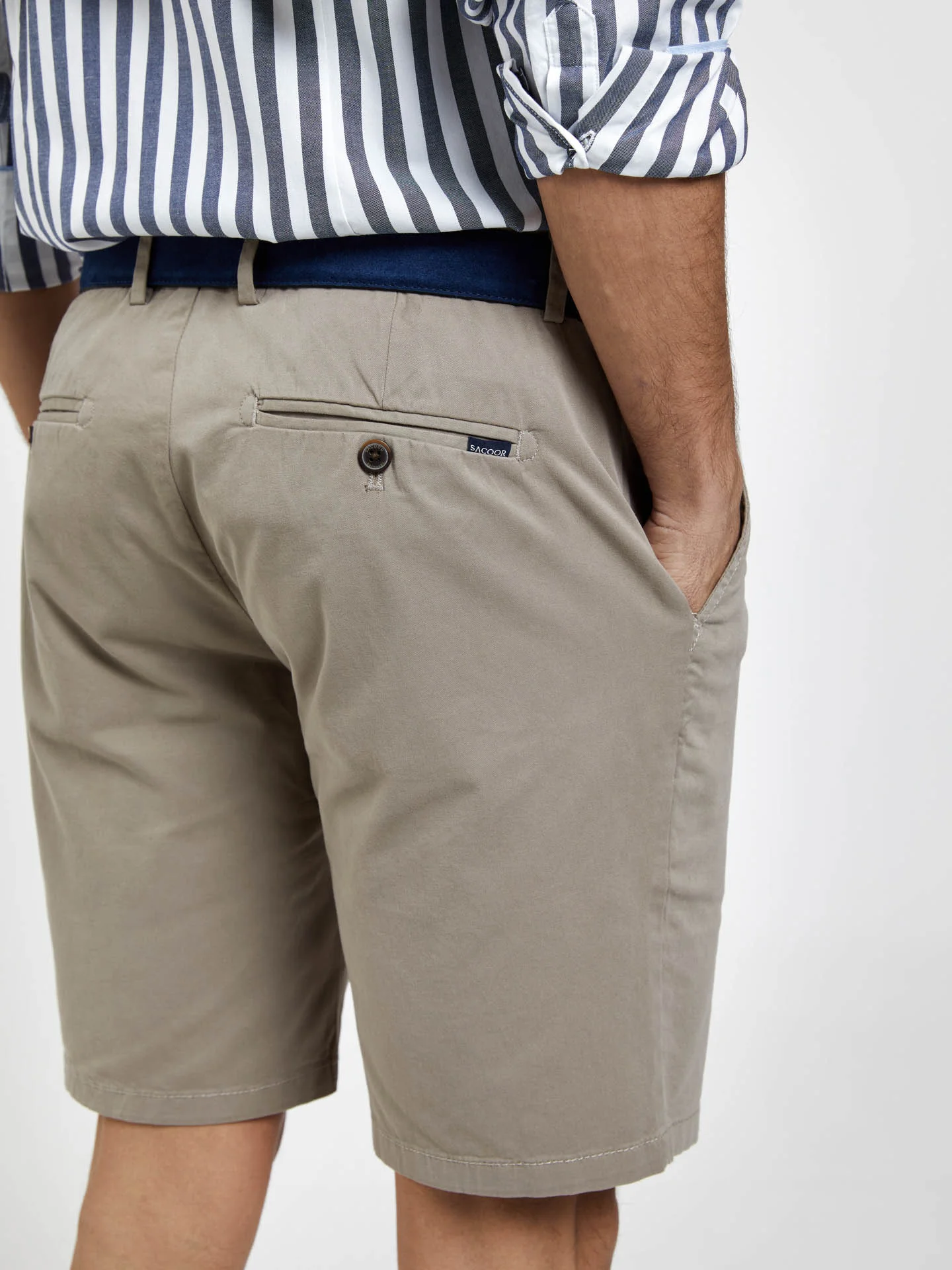 Basic Comfort Slim Fit Bermuda in Garment Dye - Image 22