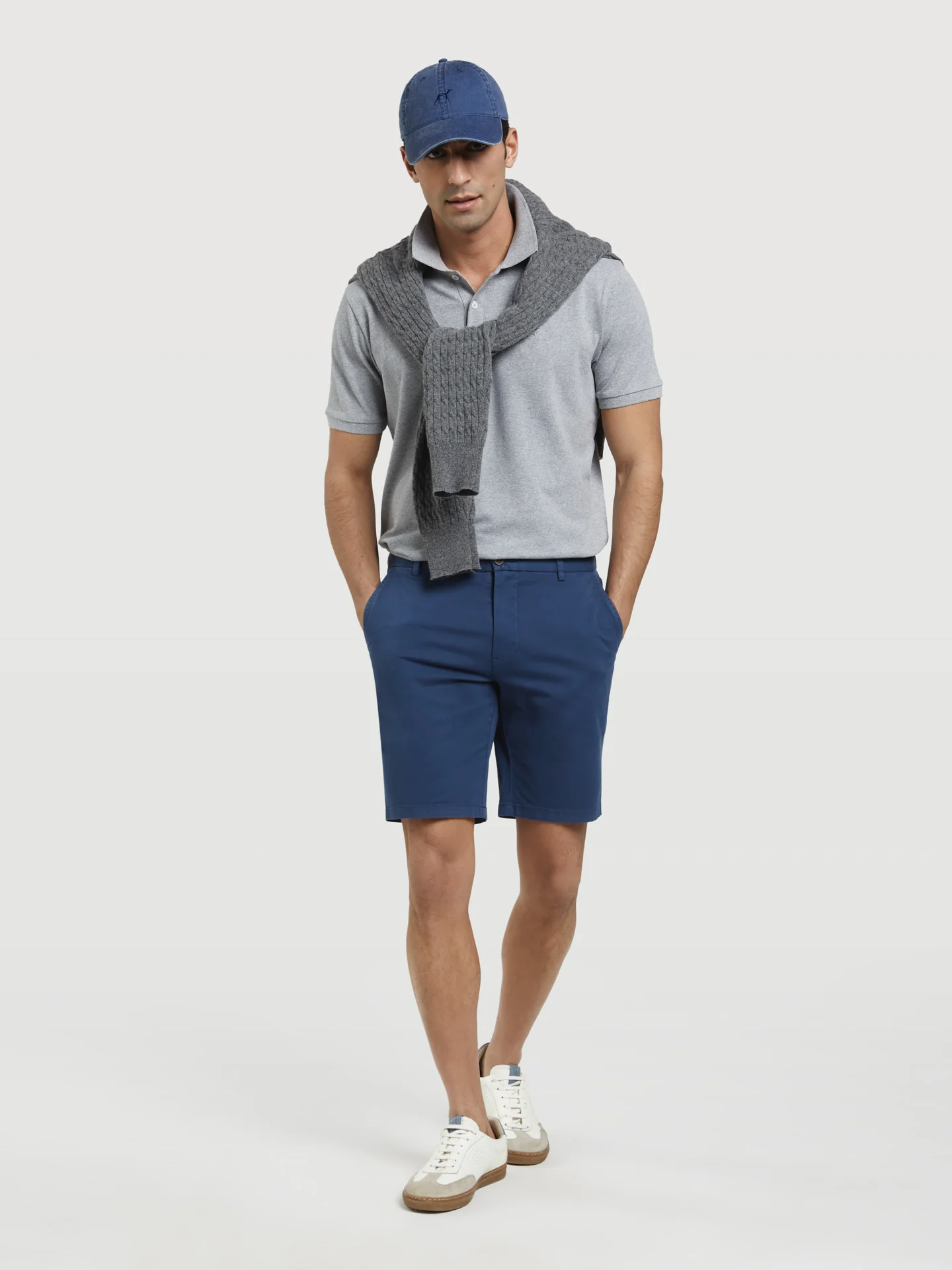 Basic Comfort Slim Fit Bermuda in Garment Dye - Image 5