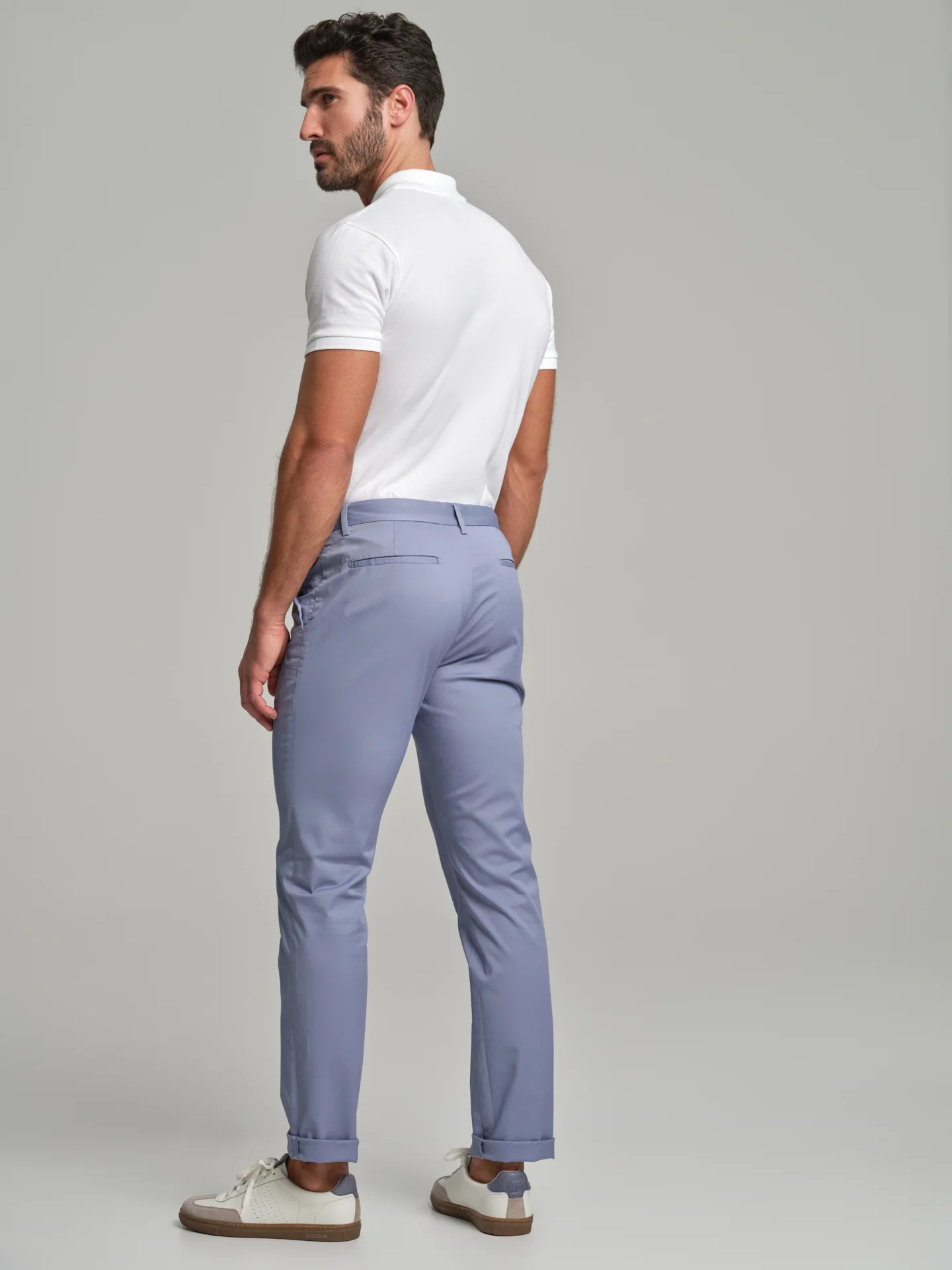 Basic slim fit chino trousers - Image 3