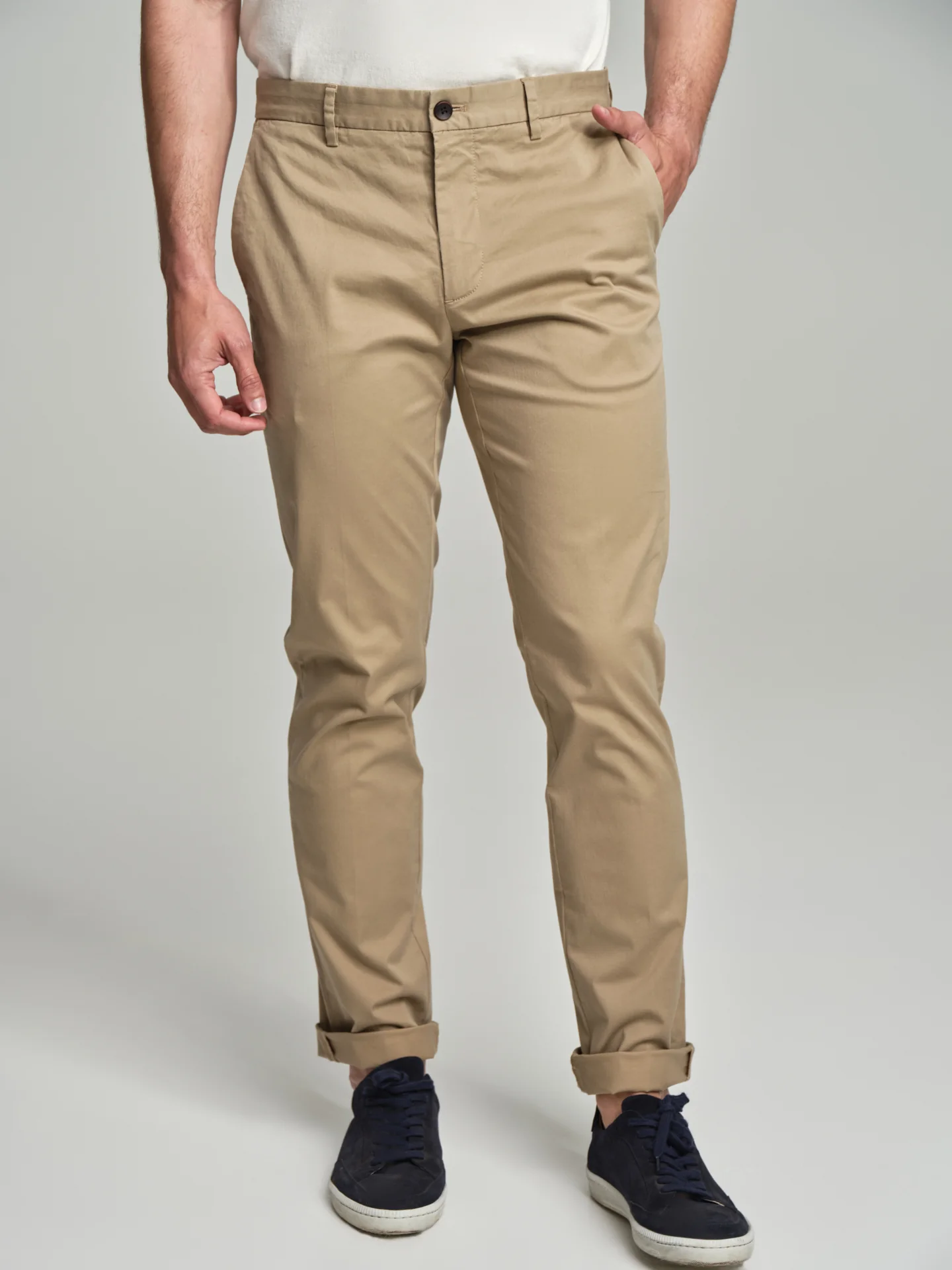 Basic slim fit chino trousers - Image 4