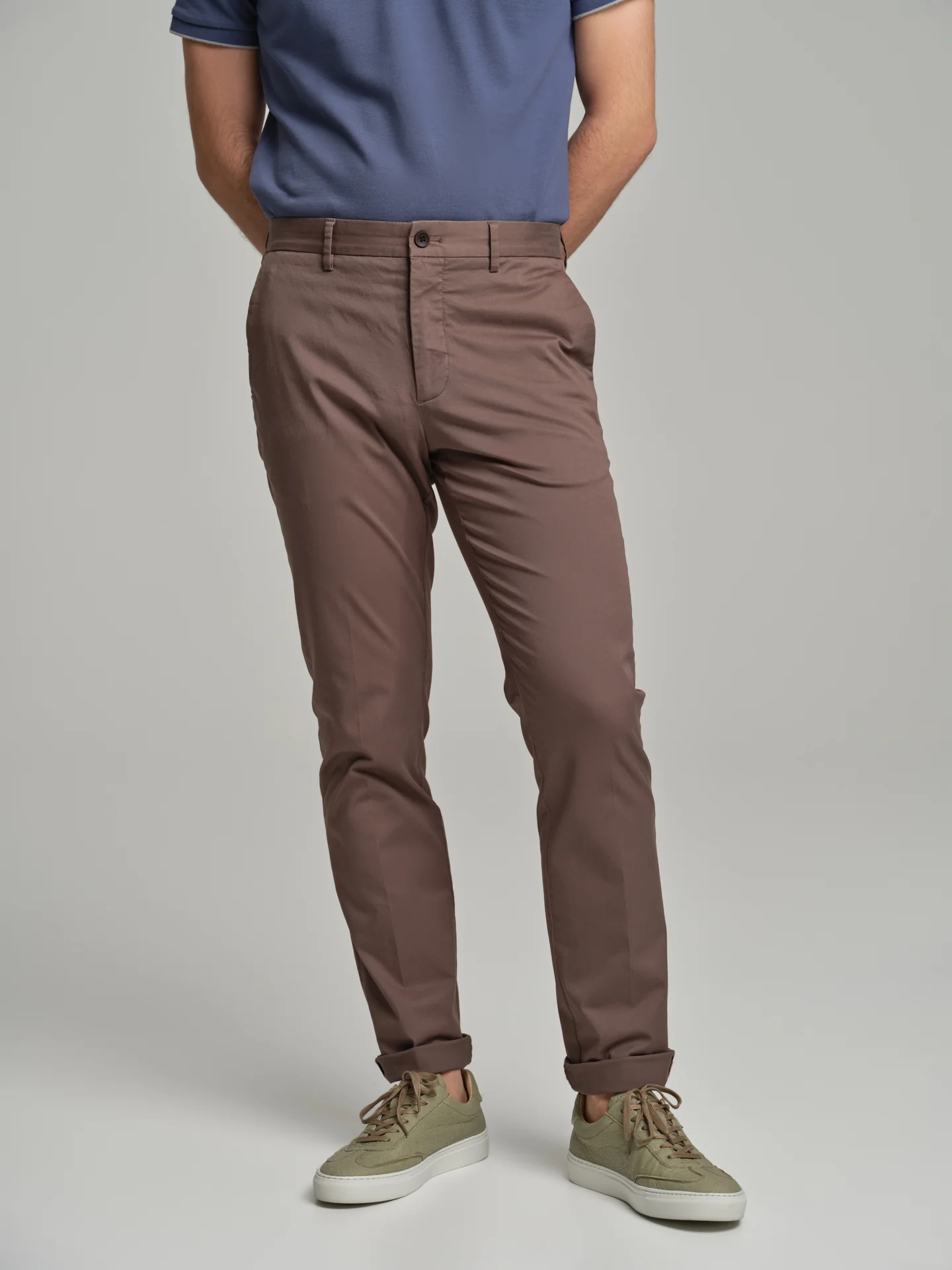 Basic slim fit chino trousers - Image 8
