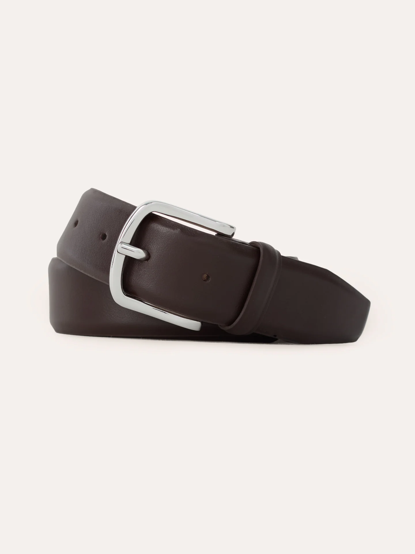 Belt with Personalized Buckle in Genuine Leather