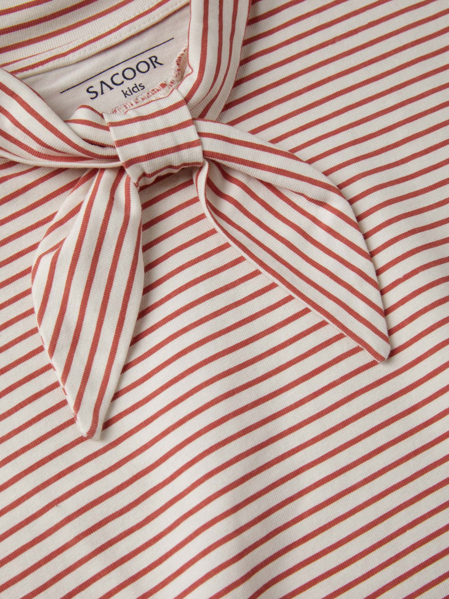 Bow Stripped T-shirt - Image 6