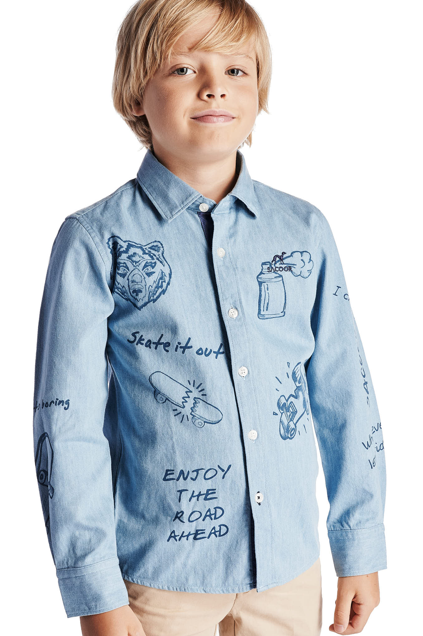 Boy's Chino Sport Trousers - Image 7