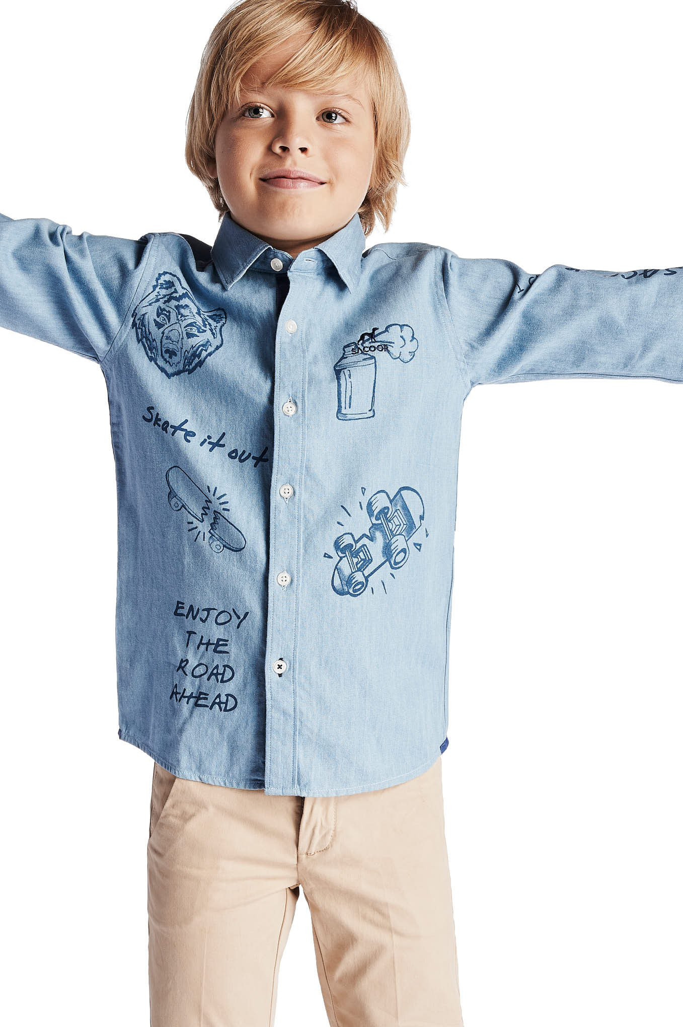 Boy's Chino Sport Trousers - Image 8
