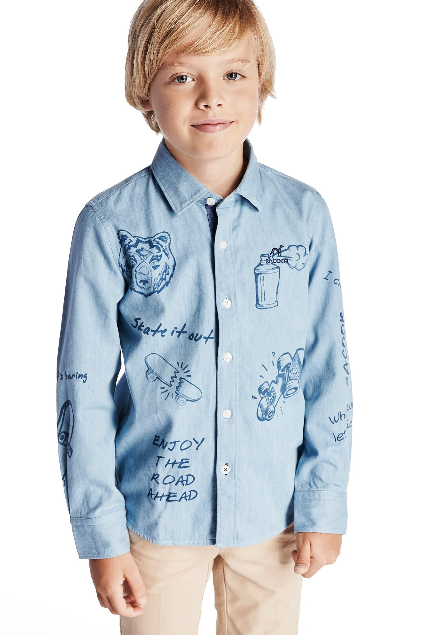 Boy's Chino Sport Trousers - Image 9