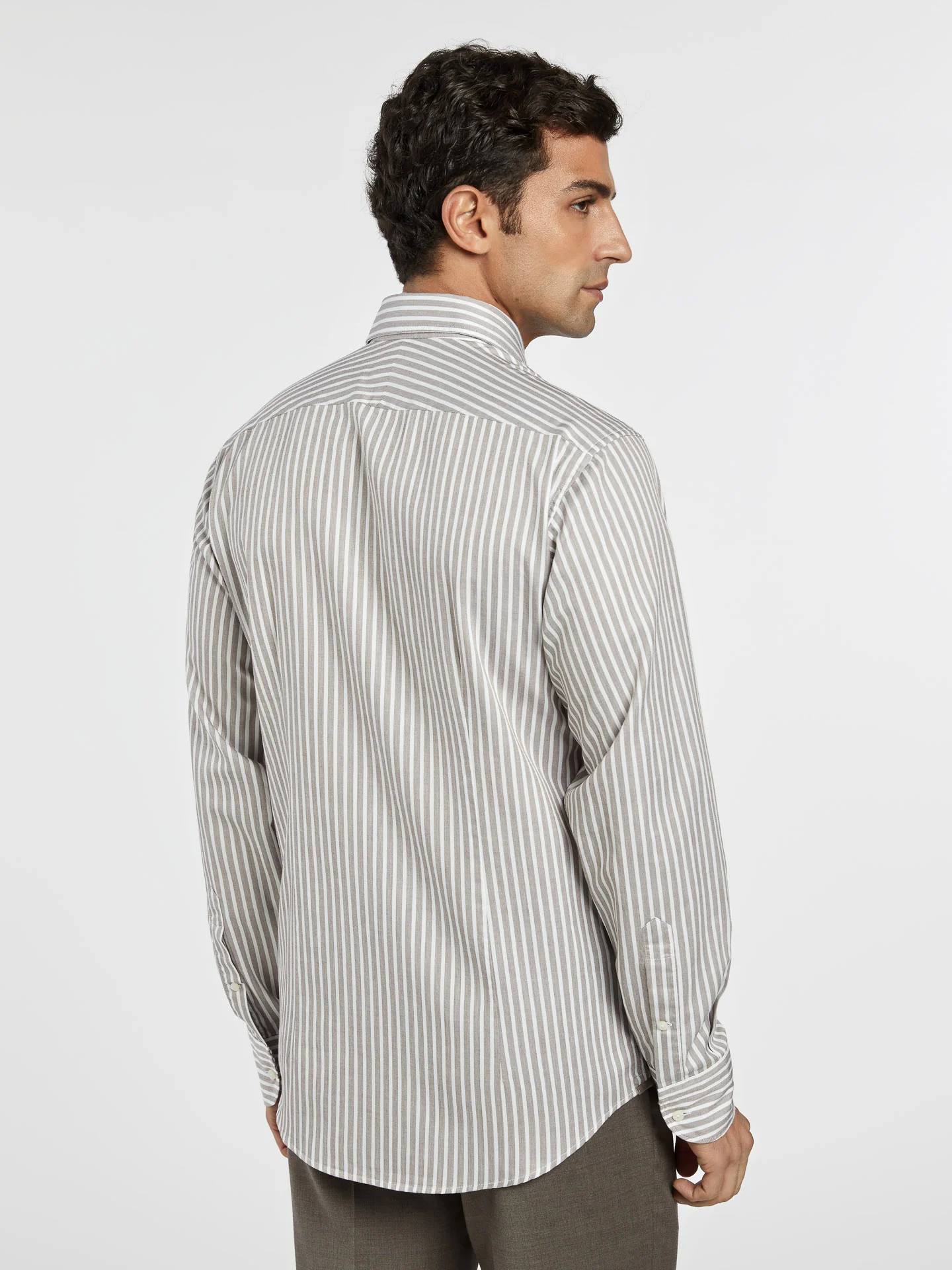 BRISTOL COLLAR SLIM FIT SINGLE CUFF.SATIN QUALITY - Image 4