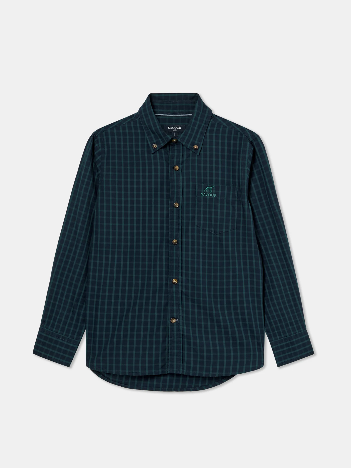 Casual Checked Carbon Peach Shirt