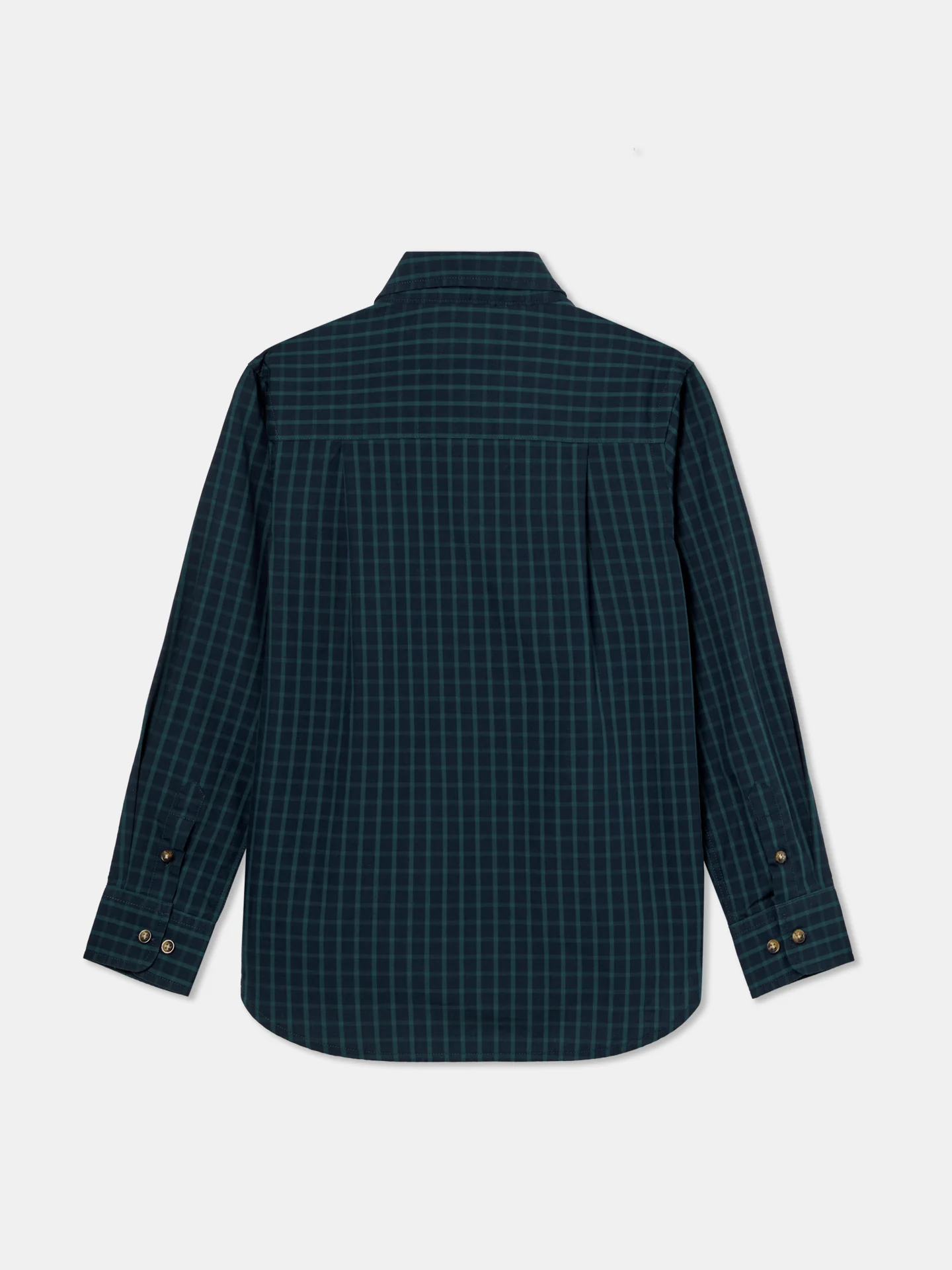 Casual Checked Carbon Peach Shirt - Image 2