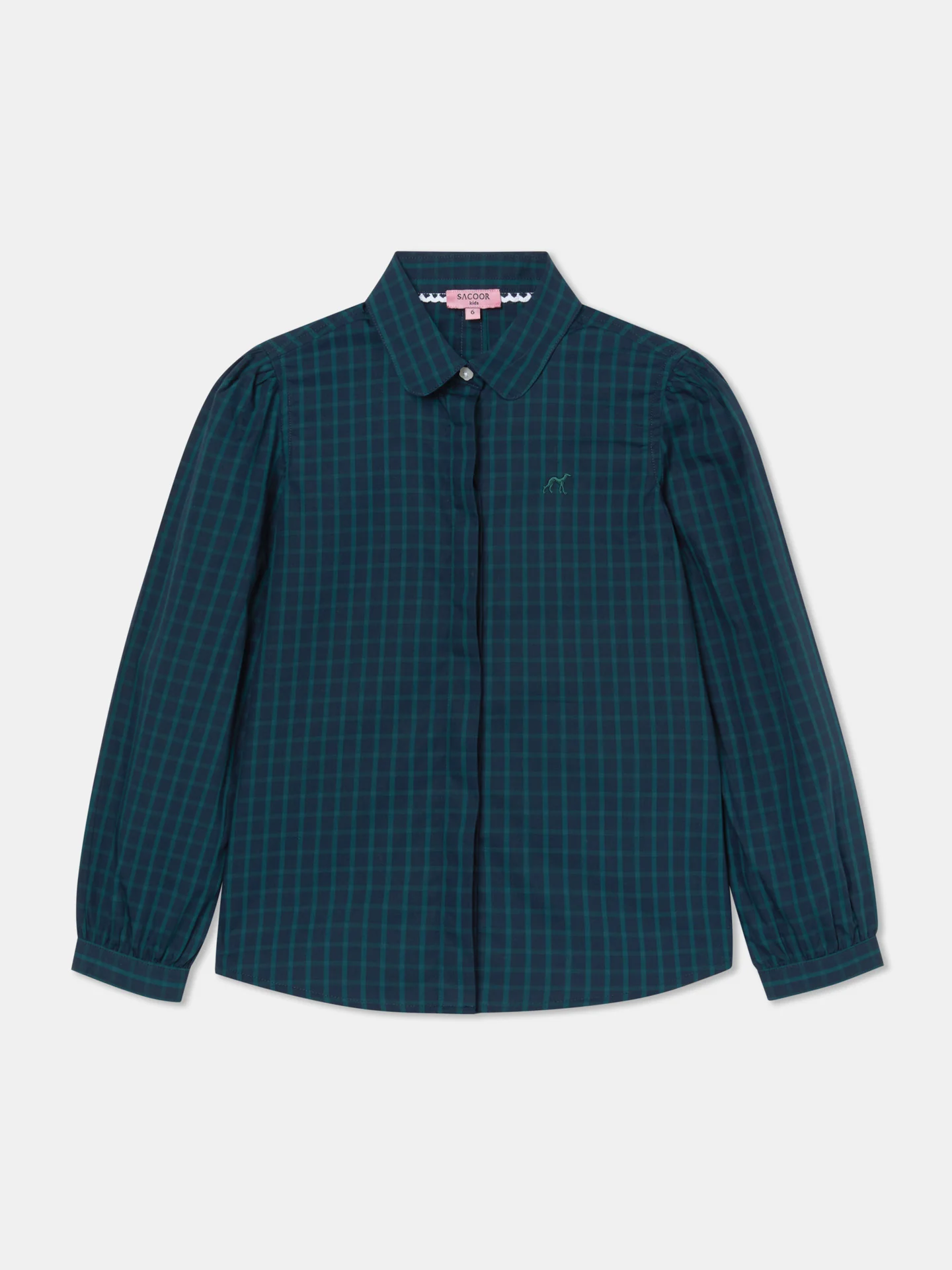 Casual Checked Carbon Peach Shirt