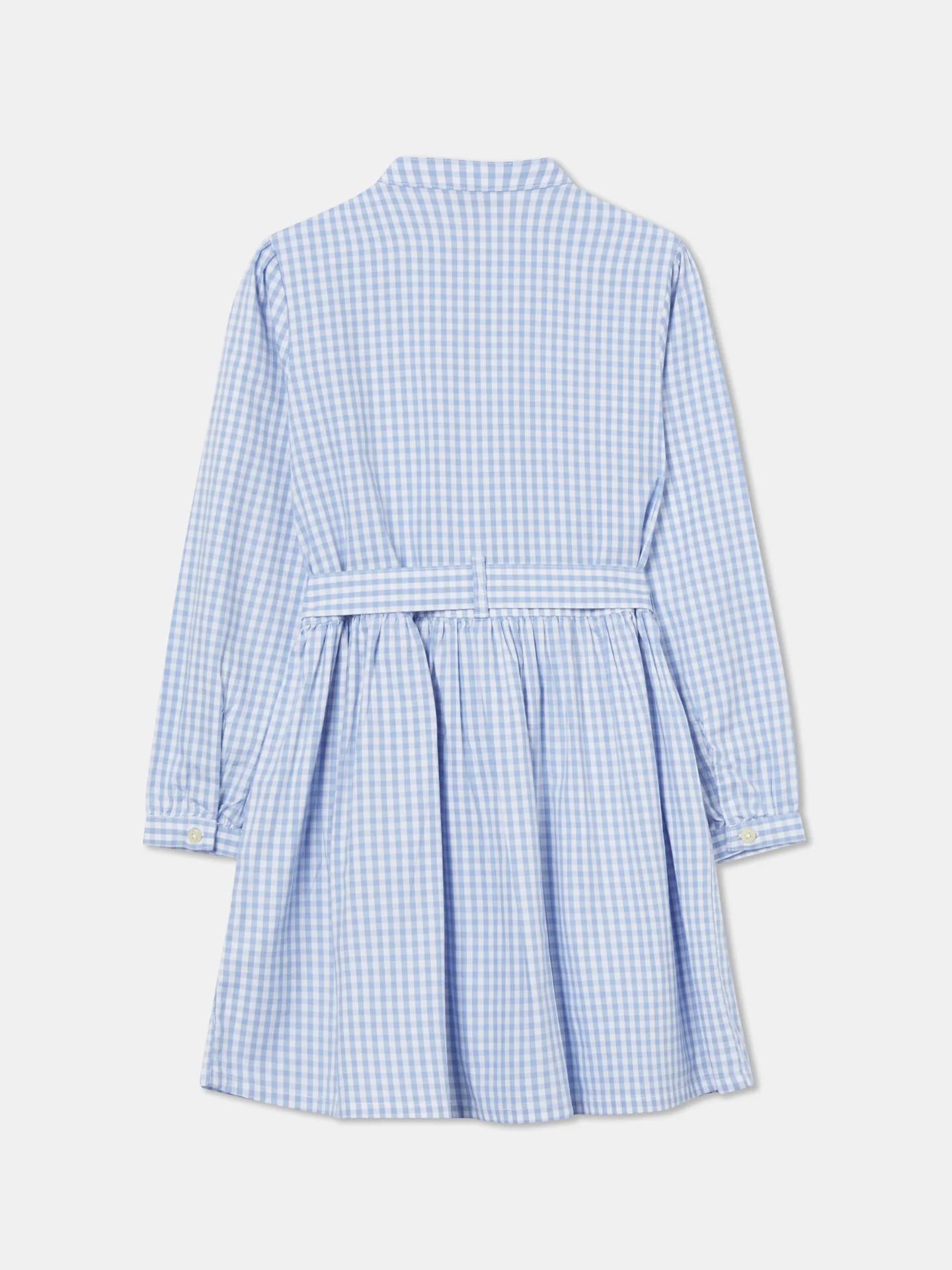 Casual Checked Oxford Shirt Dress - Image 2