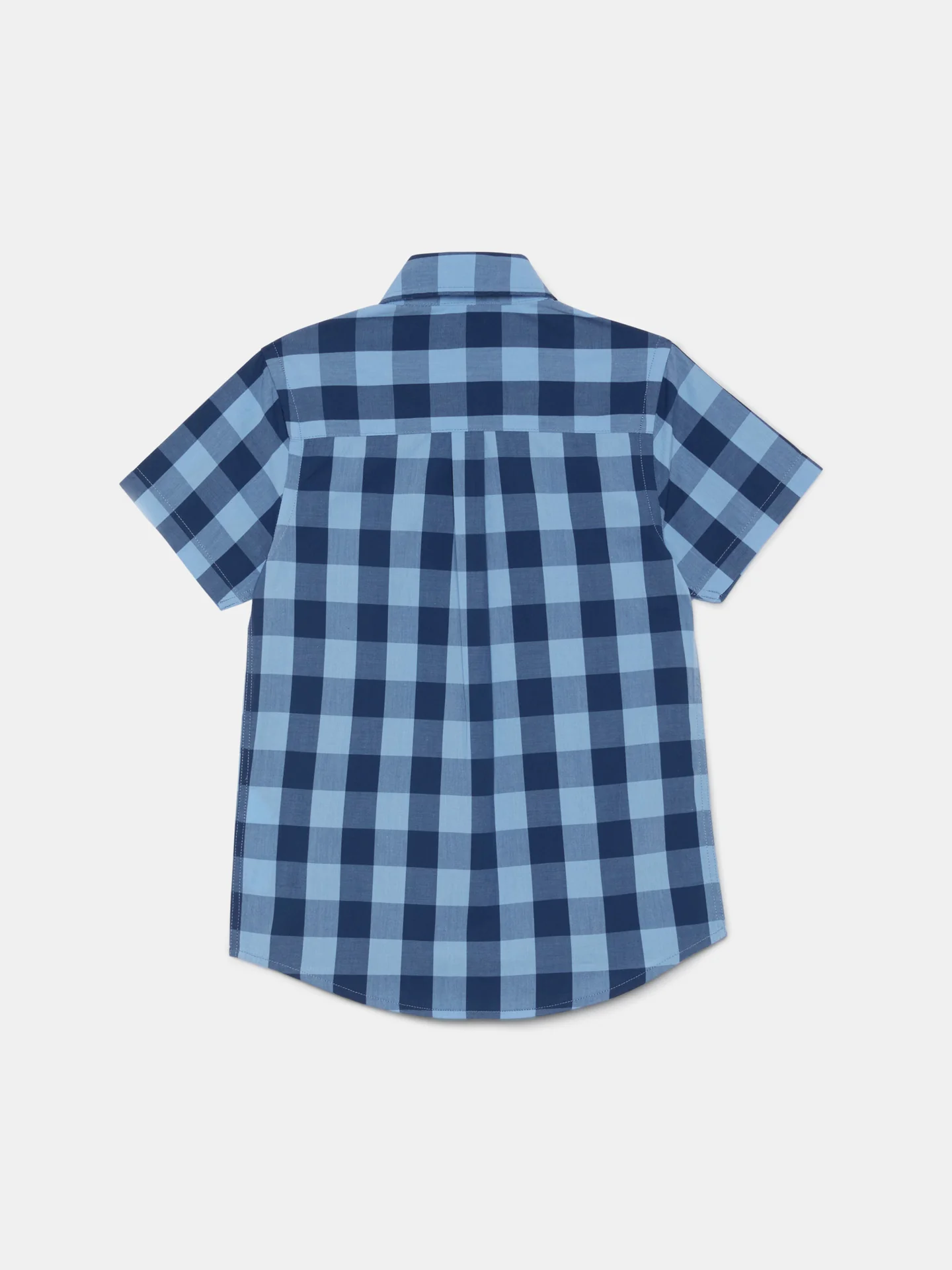 Casual Chedked Poplin Shirt - Image 2