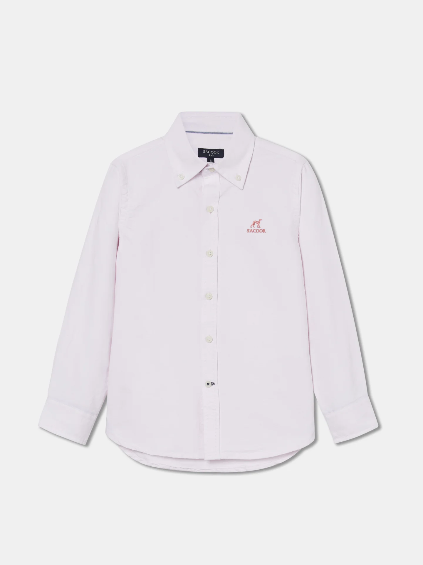 Casual Plain Color Oxford Shirt - Image 9