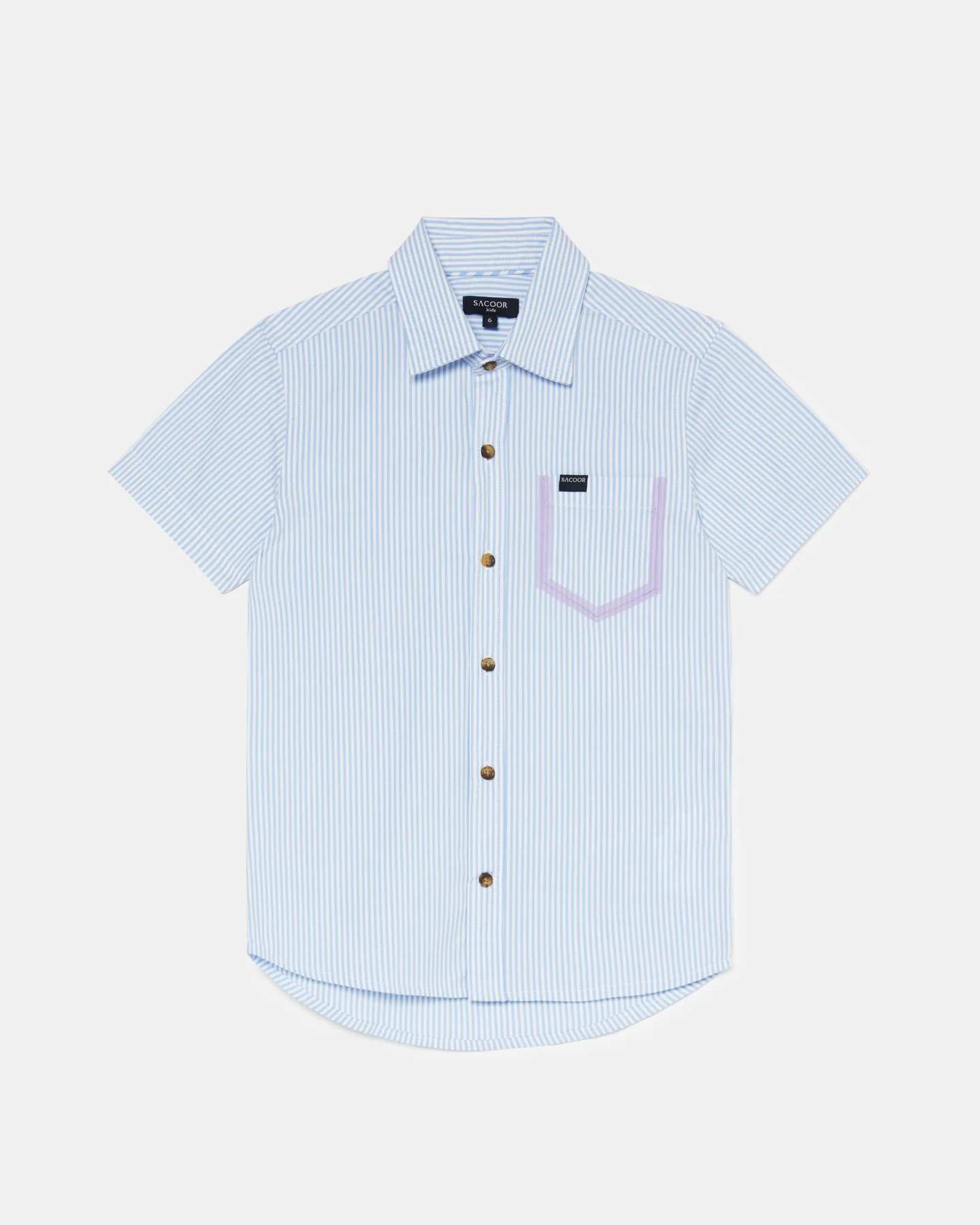 Casual Striped Oxford Shirt